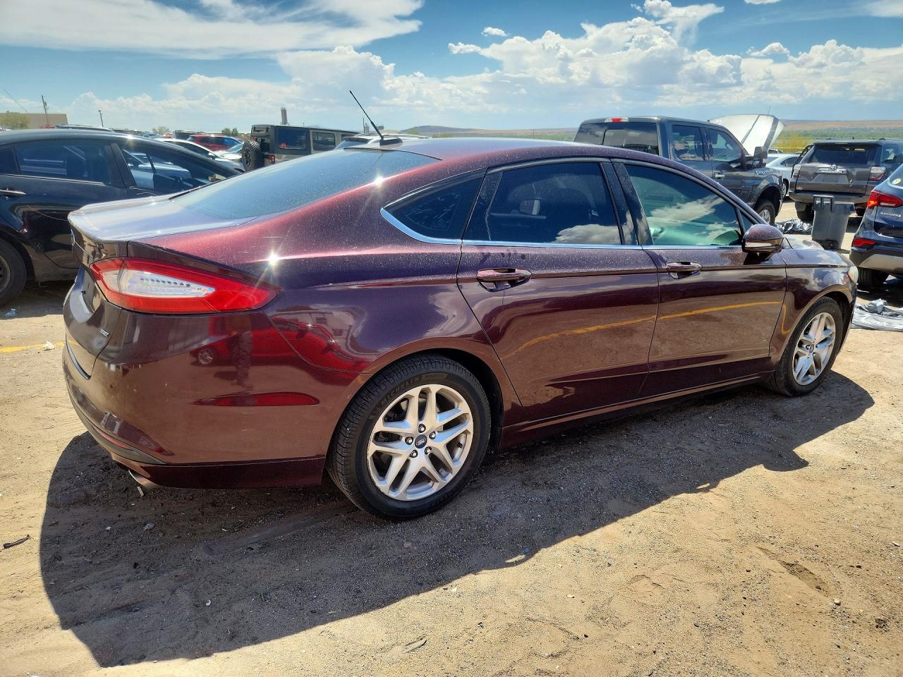 2013 Ford Fusion Se Burgundy vin: 3FA6P0H72DR178284