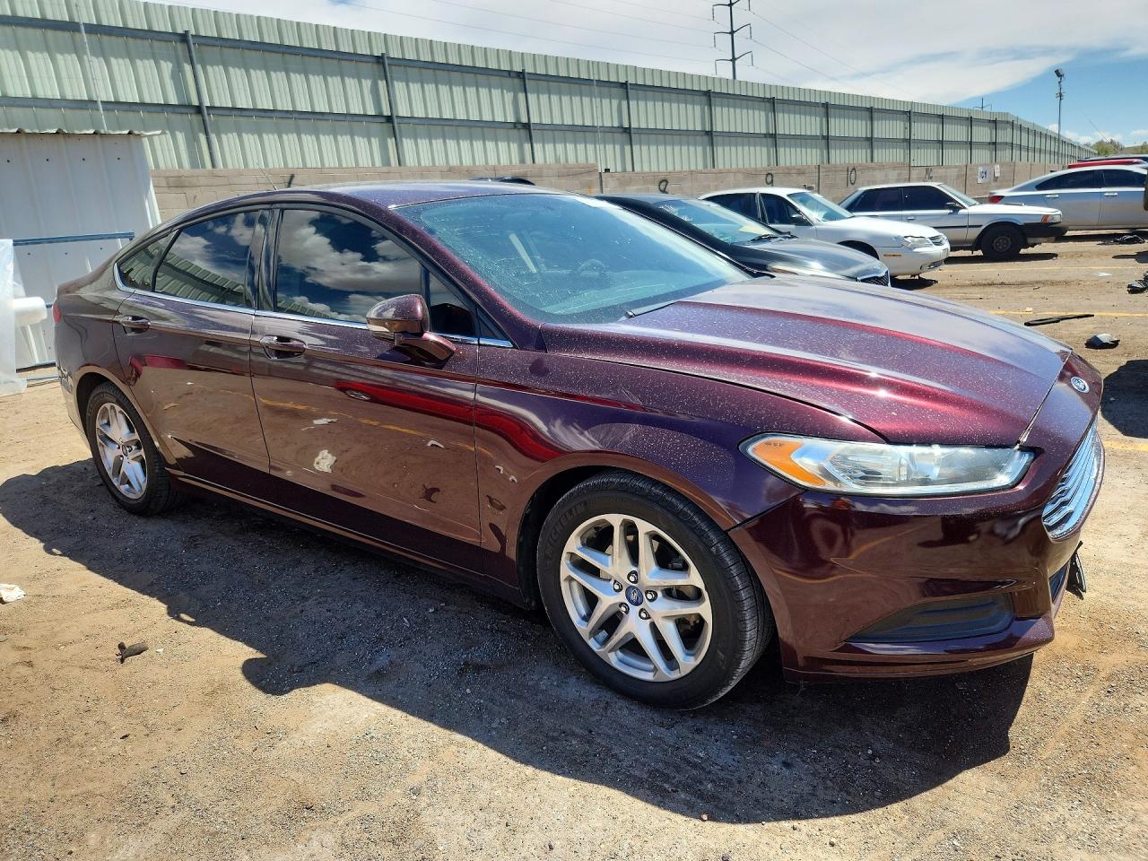 2013 Ford Fusion Se Burgundy vin: 3FA6P0H72DR178284
