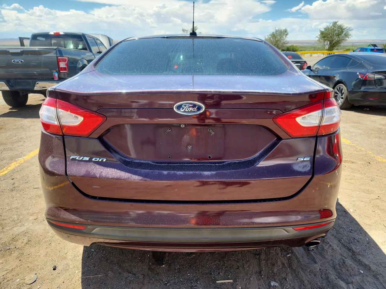 2013 Ford Fusion Se Burgundy vin: 3FA6P0H72DR178284