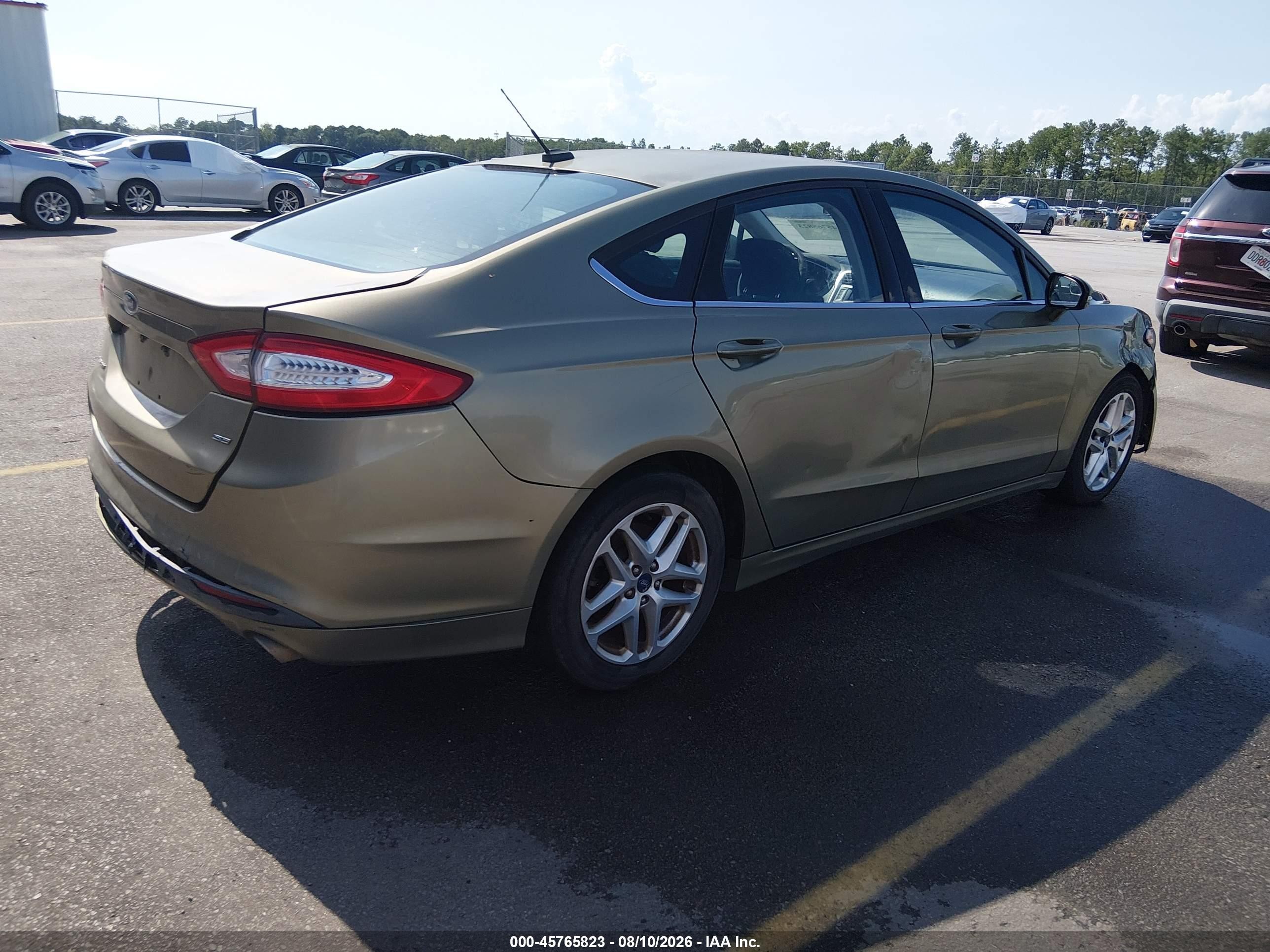 2013 Ford Fusion Se Green vin: 3FA6P0H72DR194582