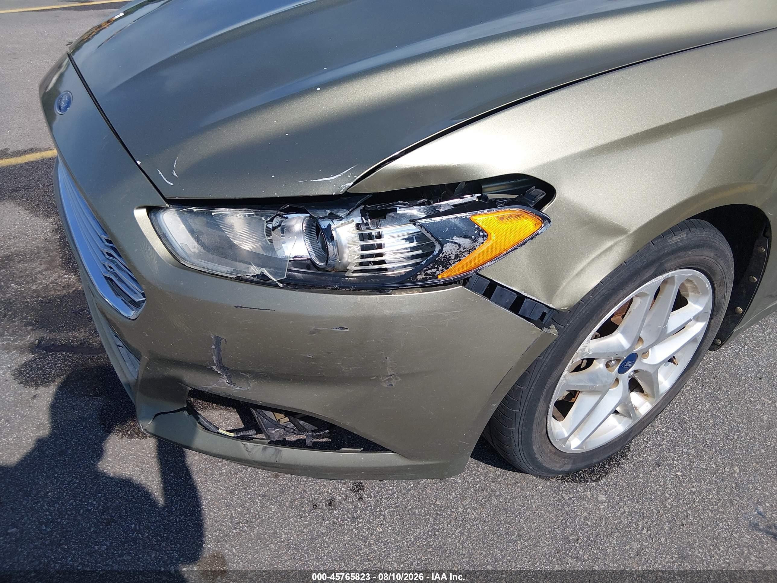 2013 Ford Fusion Se Green vin: 3FA6P0H72DR194582