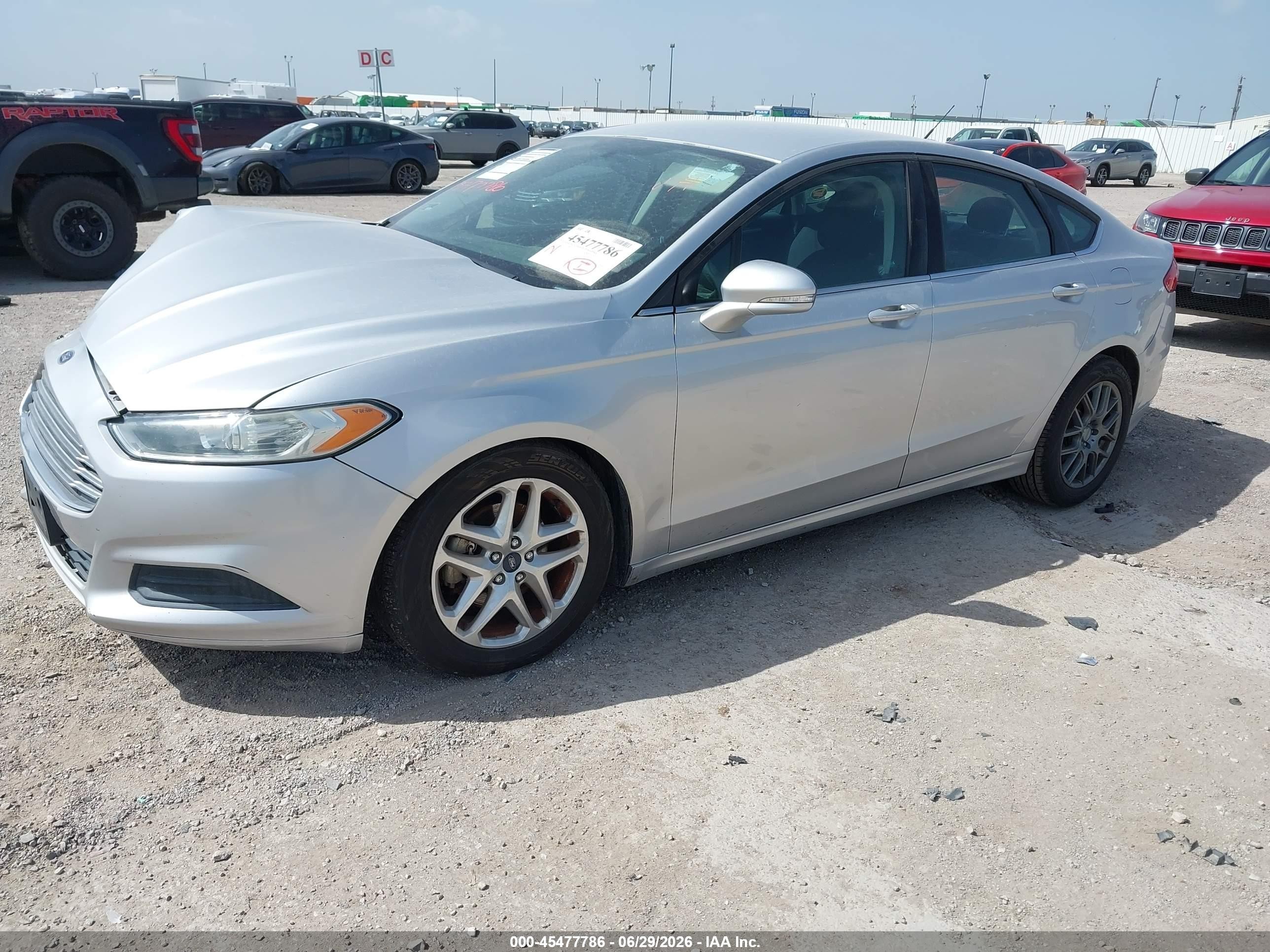 2013 Ford Fusion Se Silver vin: 3FA6P0H72DR195344