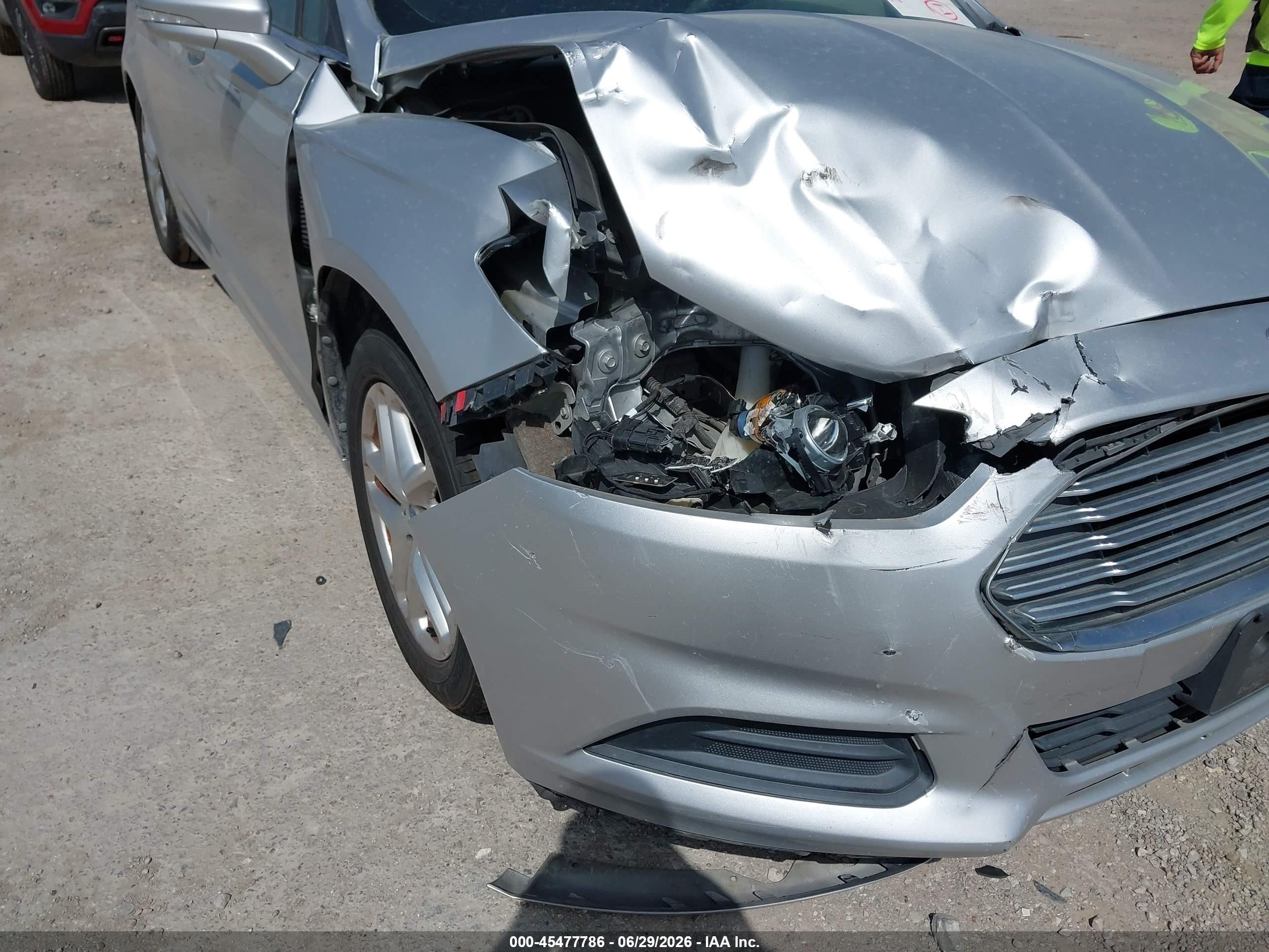 2013 Ford Fusion Se Silver vin: 3FA6P0H72DR195344