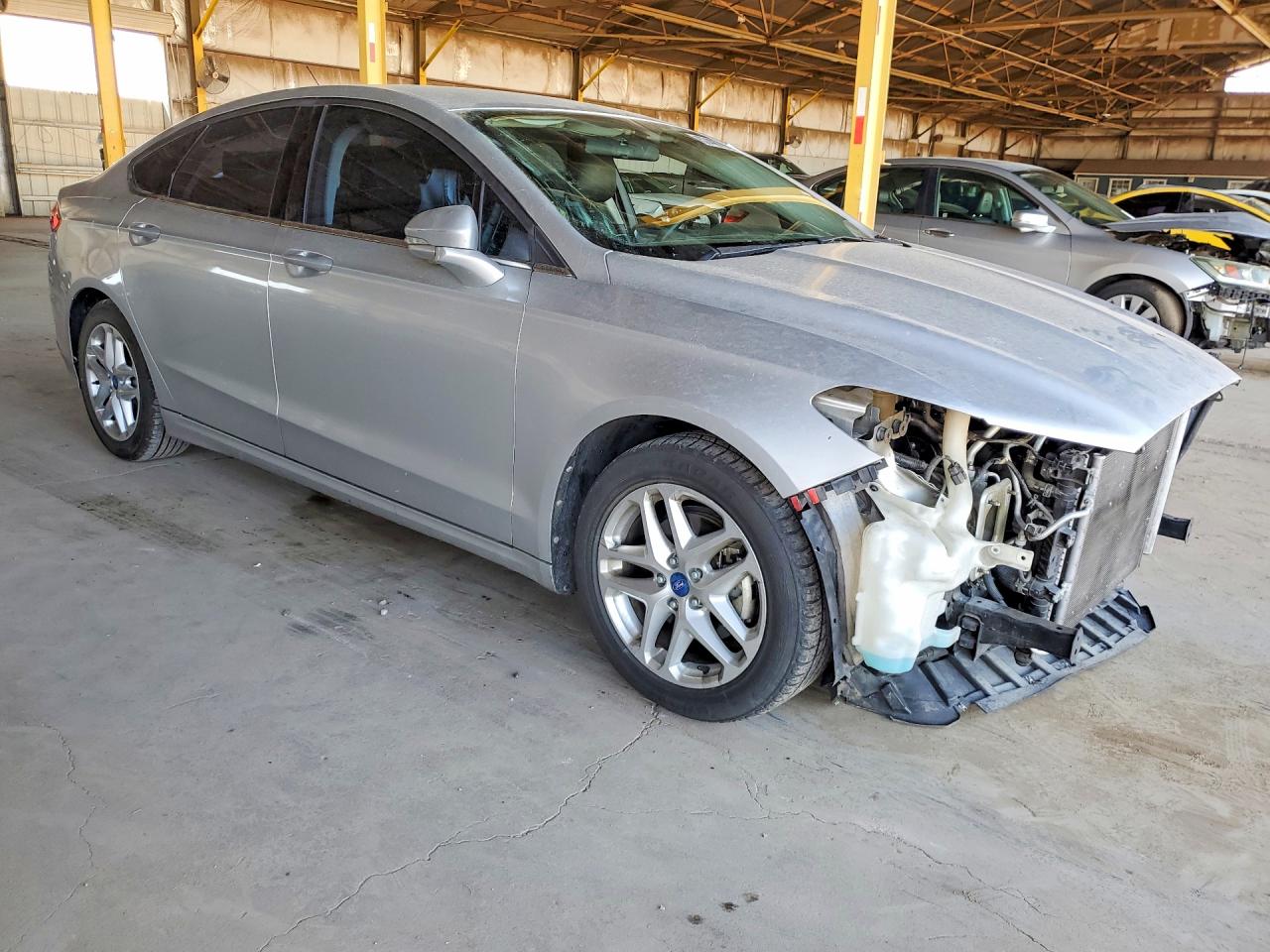 2013 Ford Fusion Se Silver vin: 3FA6P0H72DR209100