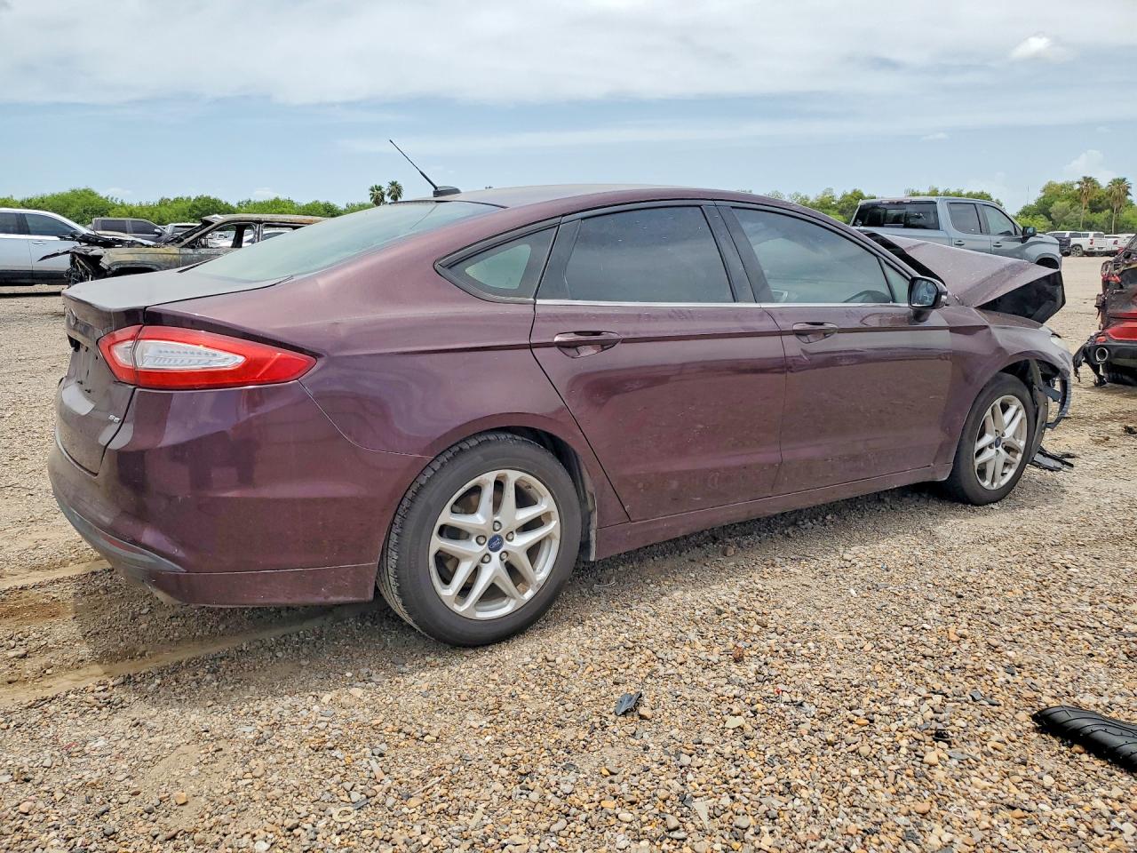 2013 Ford Fusion Se Purple vin: 3FA6P0H72DR229072