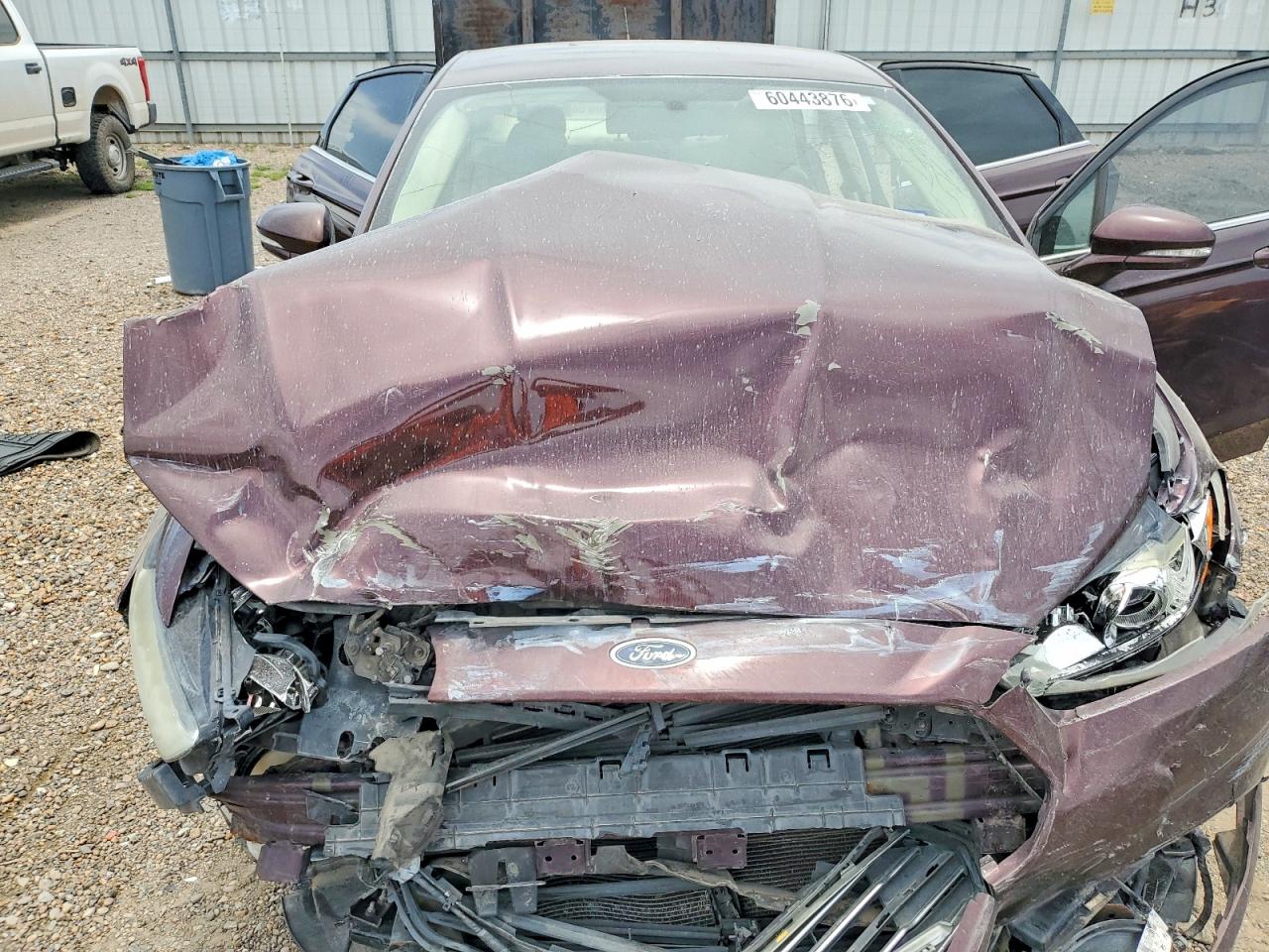 2013 Ford Fusion Se Purple vin: 3FA6P0H72DR229072