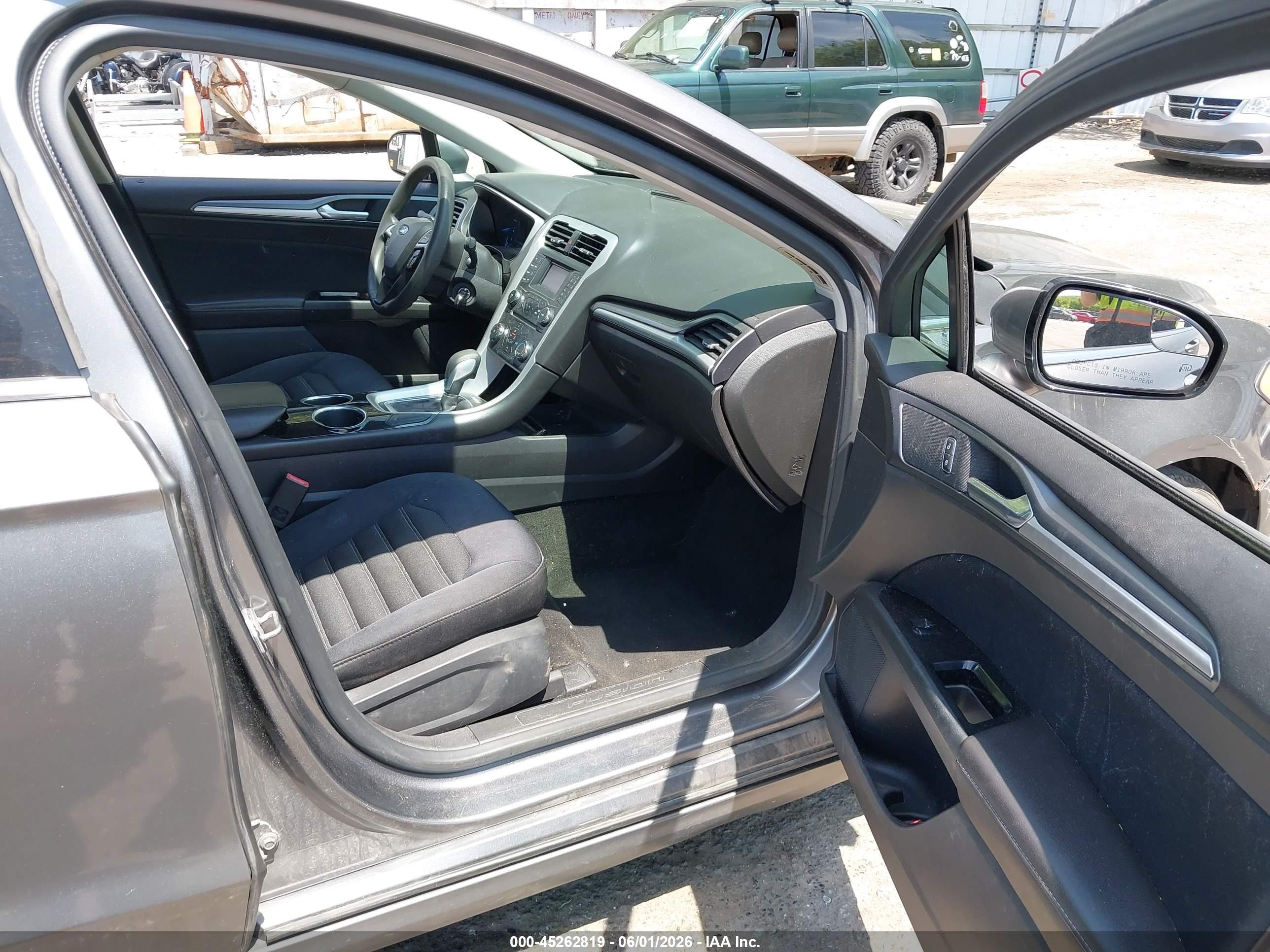 2013 Ford Fusion Se Gray vin: 3FA6P0H72DR239651