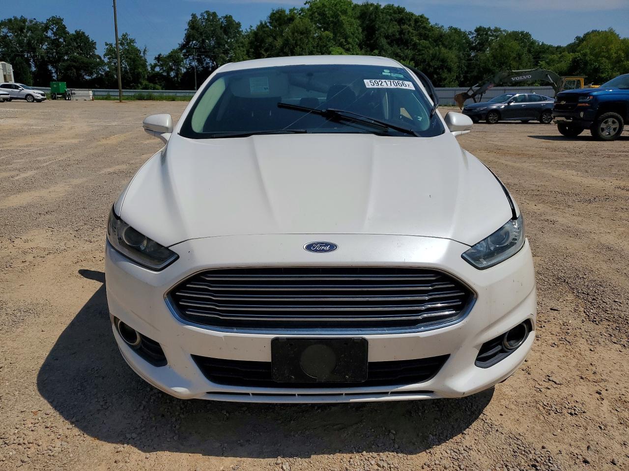 2013 Ford Fusion Se White vin: 3FA6P0H72DR240508