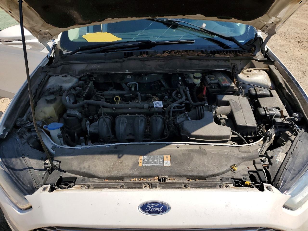 2013 Ford Fusion Se White vin: 3FA6P0H72DR240508