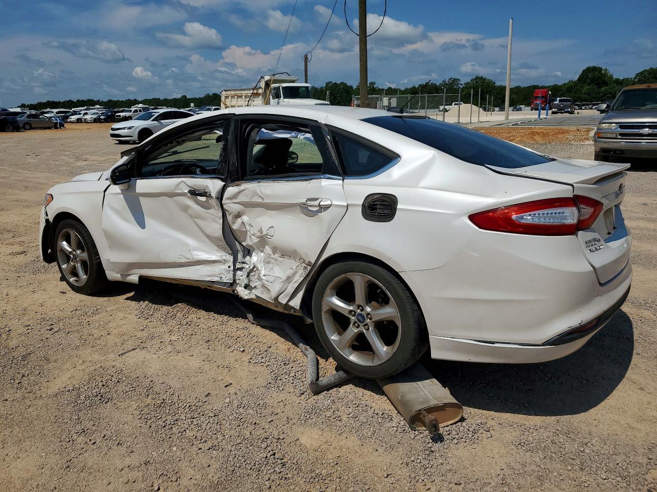 2013 Ford Fusion Se White vin: 3FA6P0H72DR240508