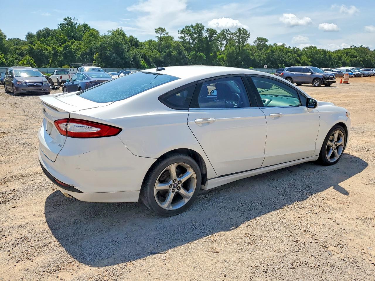 2013 Ford Fusion Se White vin: 3FA6P0H72DR240508