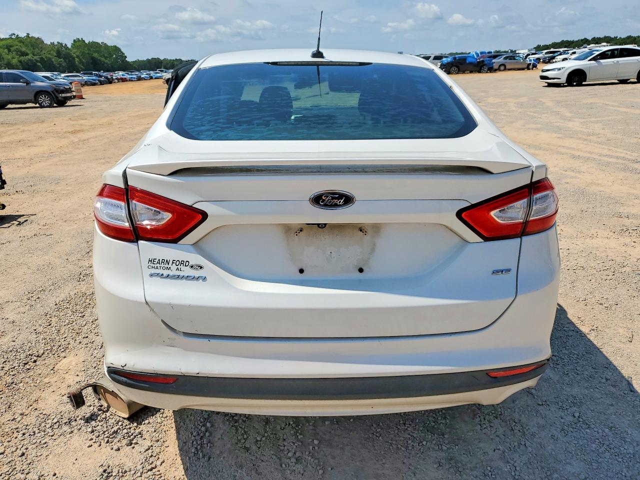 2013 Ford Fusion Se White vin: 3FA6P0H72DR240508