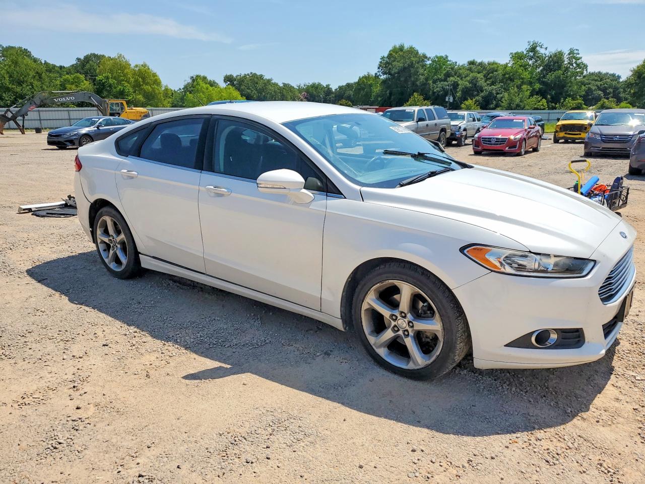 2013 Ford Fusion Se White vin: 3FA6P0H72DR240508