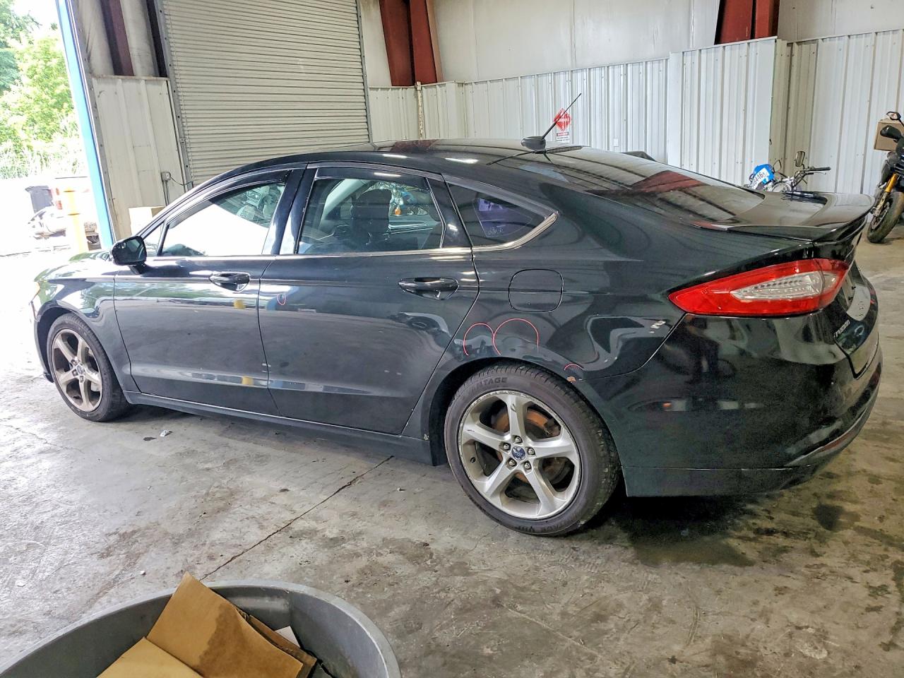 2013 Ford Fusion Se Black vin: 3FA6P0H72DR288333