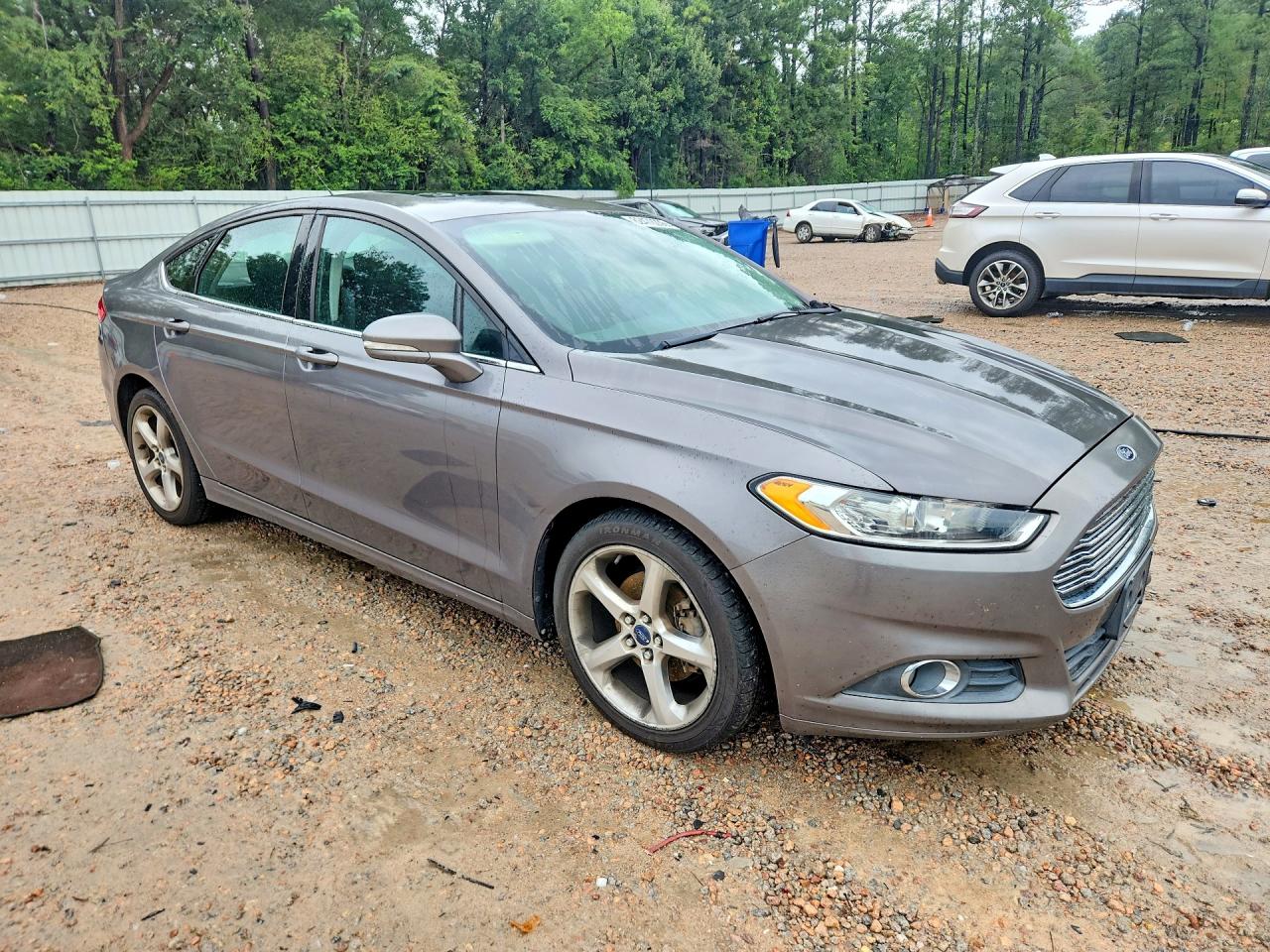 2013 Ford Fusion Se Gray vin: 3FA6P0H72DR289823