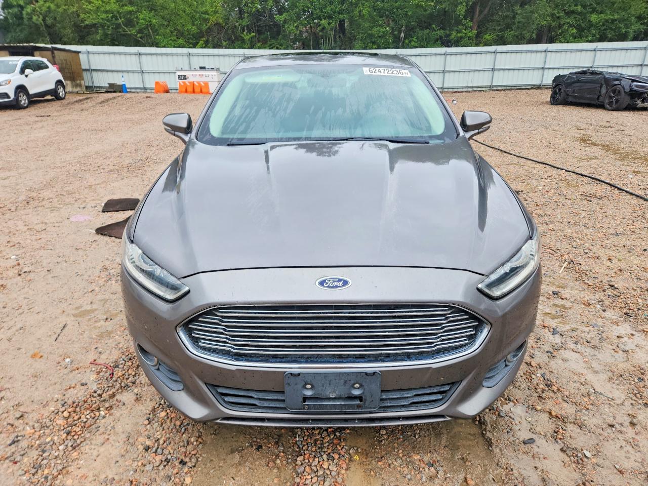 2013 Ford Fusion Se Gray vin: 3FA6P0H72DR289823