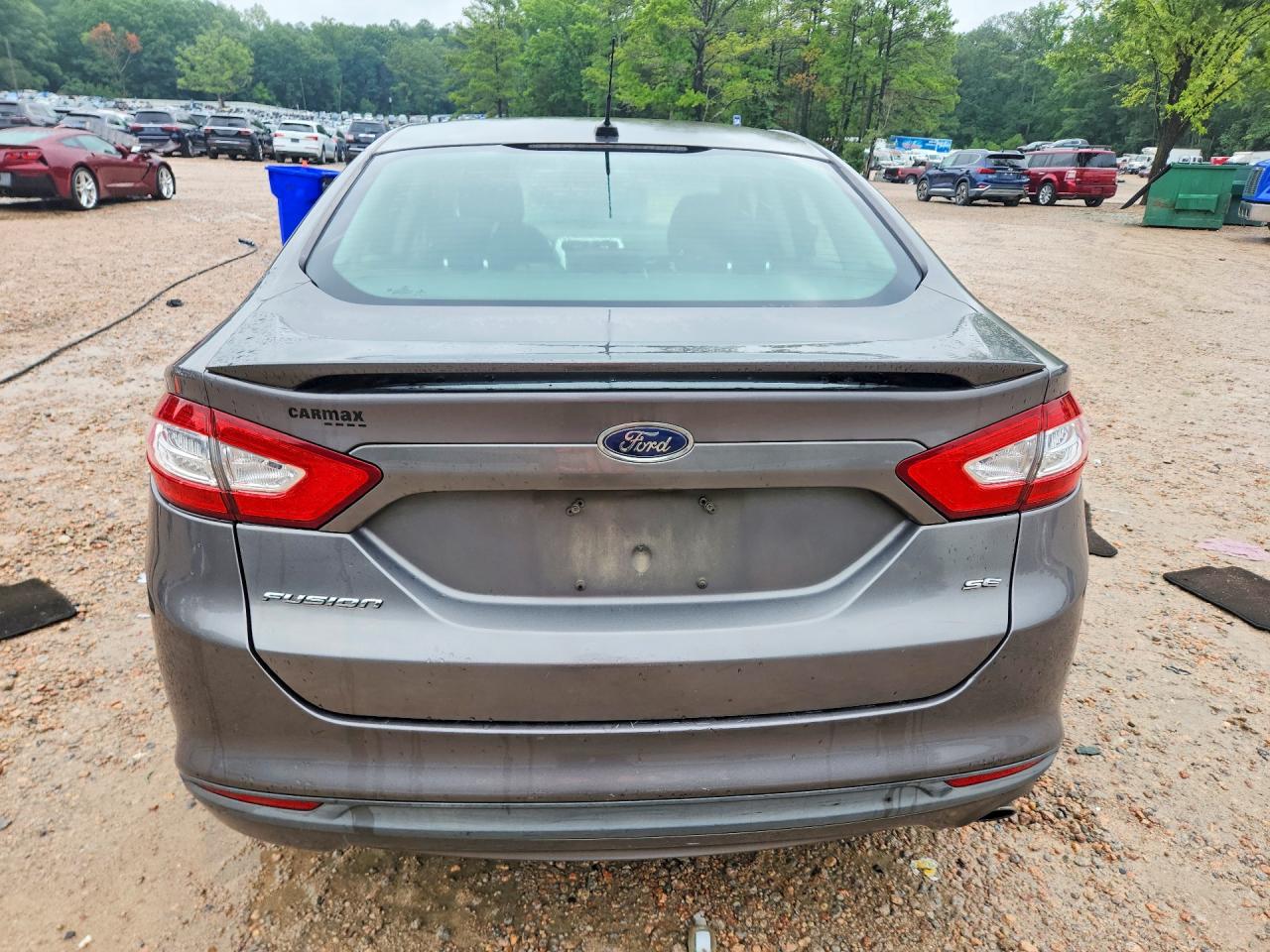 2013 Ford Fusion Se Gray vin: 3FA6P0H72DR289823
