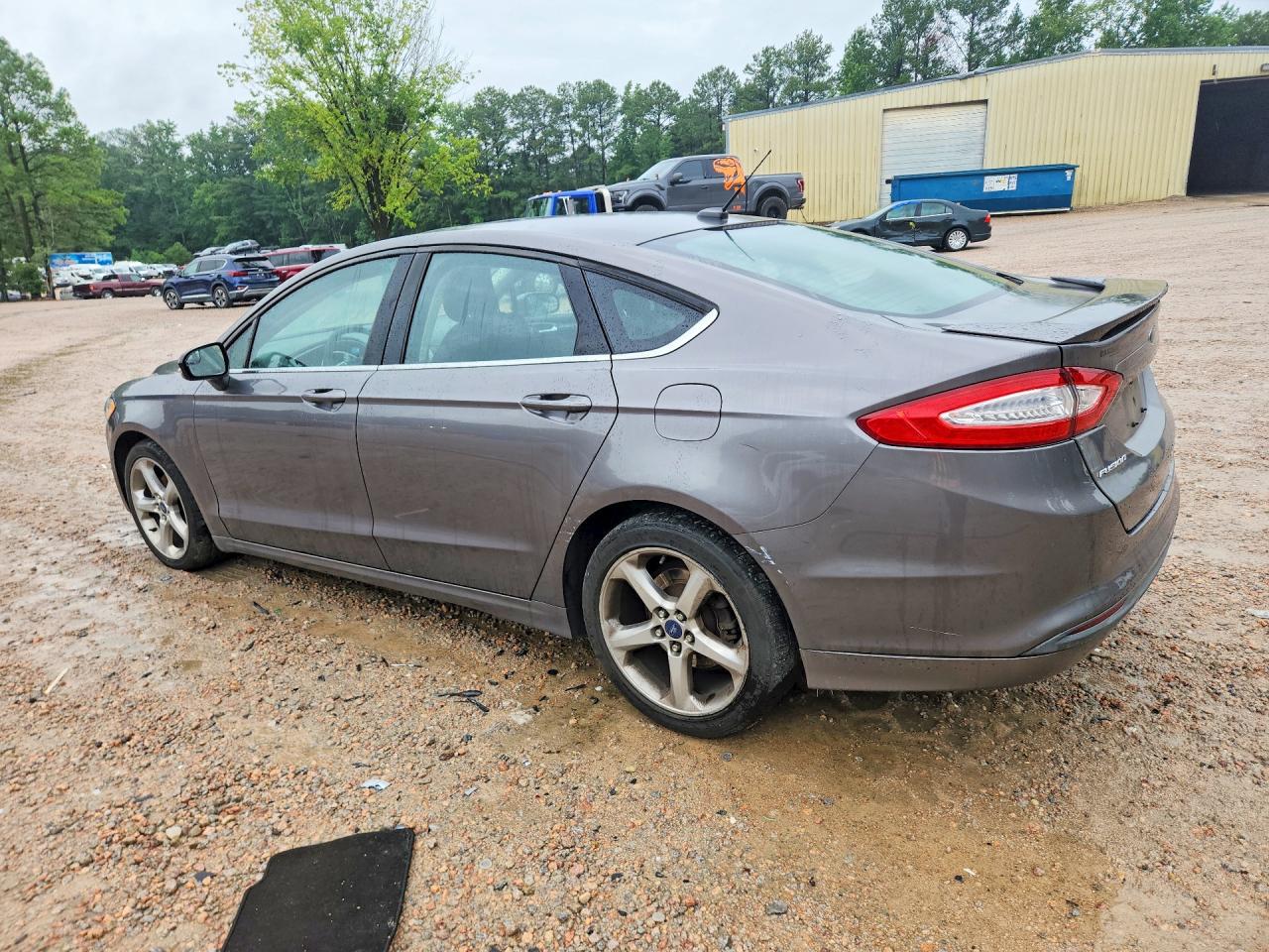 2013 Ford Fusion Se Gray vin: 3FA6P0H72DR289823