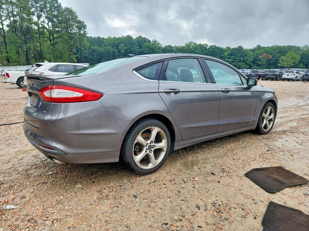 2013 Ford Fusion Se Gray vin: 3FA6P0H72DR289823