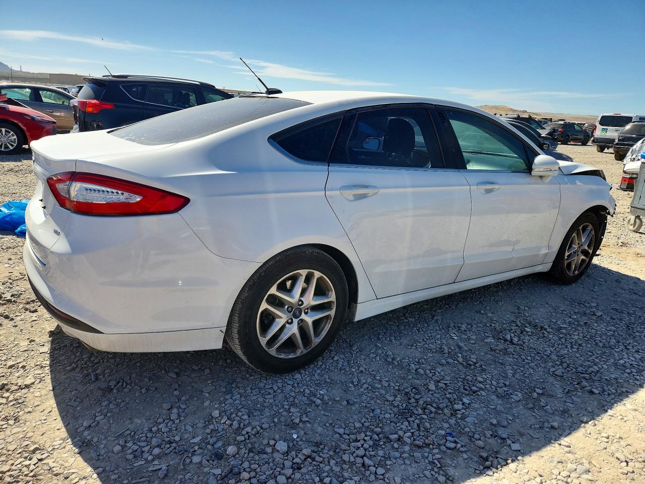 2013 Ford Fusion Se White vin: 3FA6P0H72DR305034