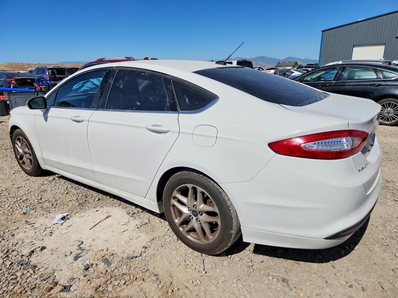 2013 Ford Fusion Se White vin: 3FA6P0H72DR305034