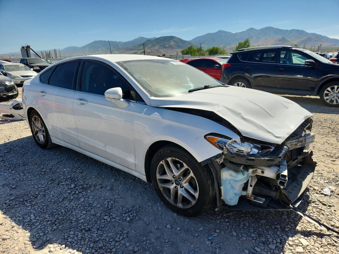 2013 Ford Fusion Se White vin: 3FA6P0H72DR305034