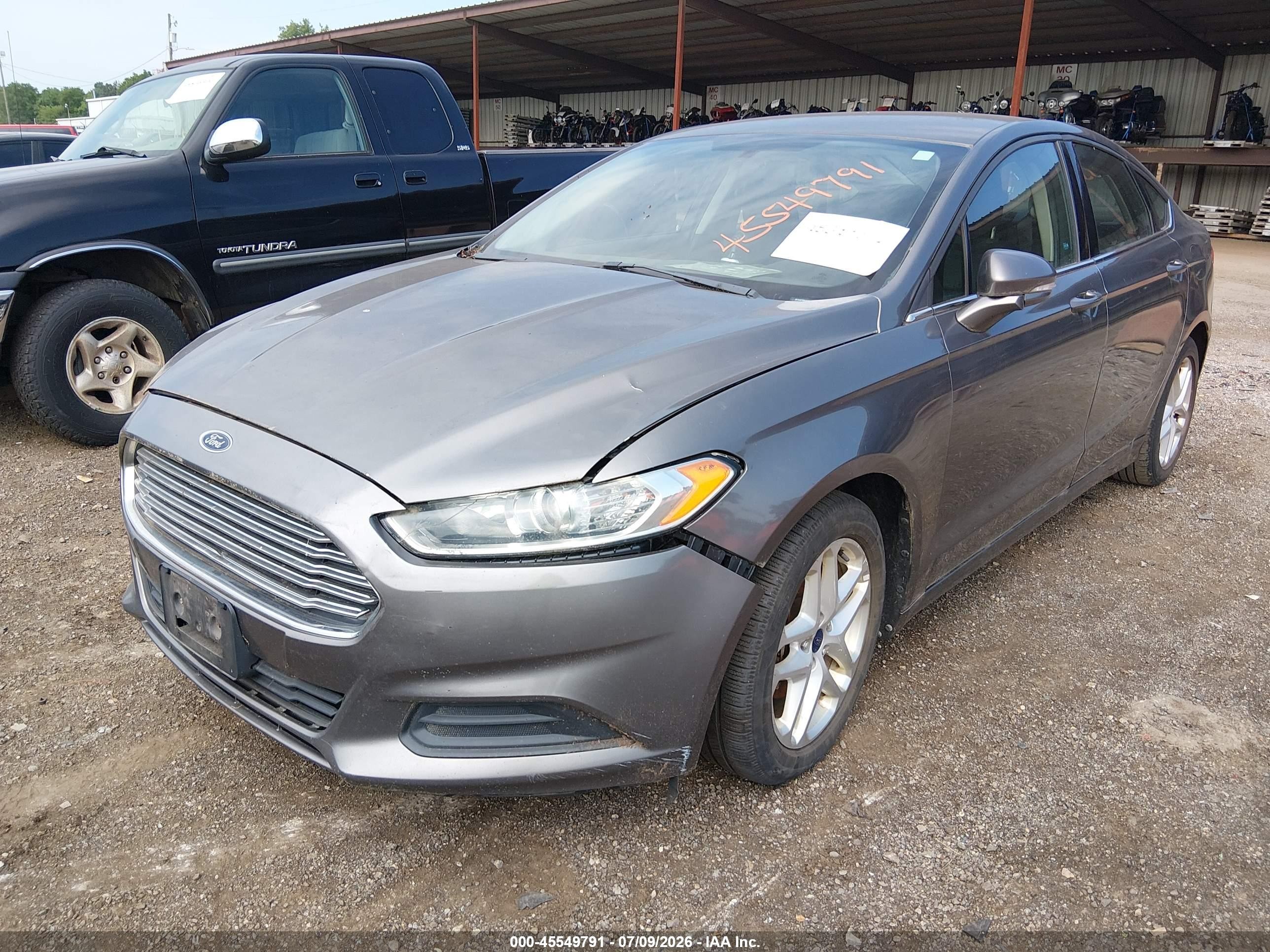 2013 Ford Fusion Se Gray vin: 3FA6P0H72DR305177