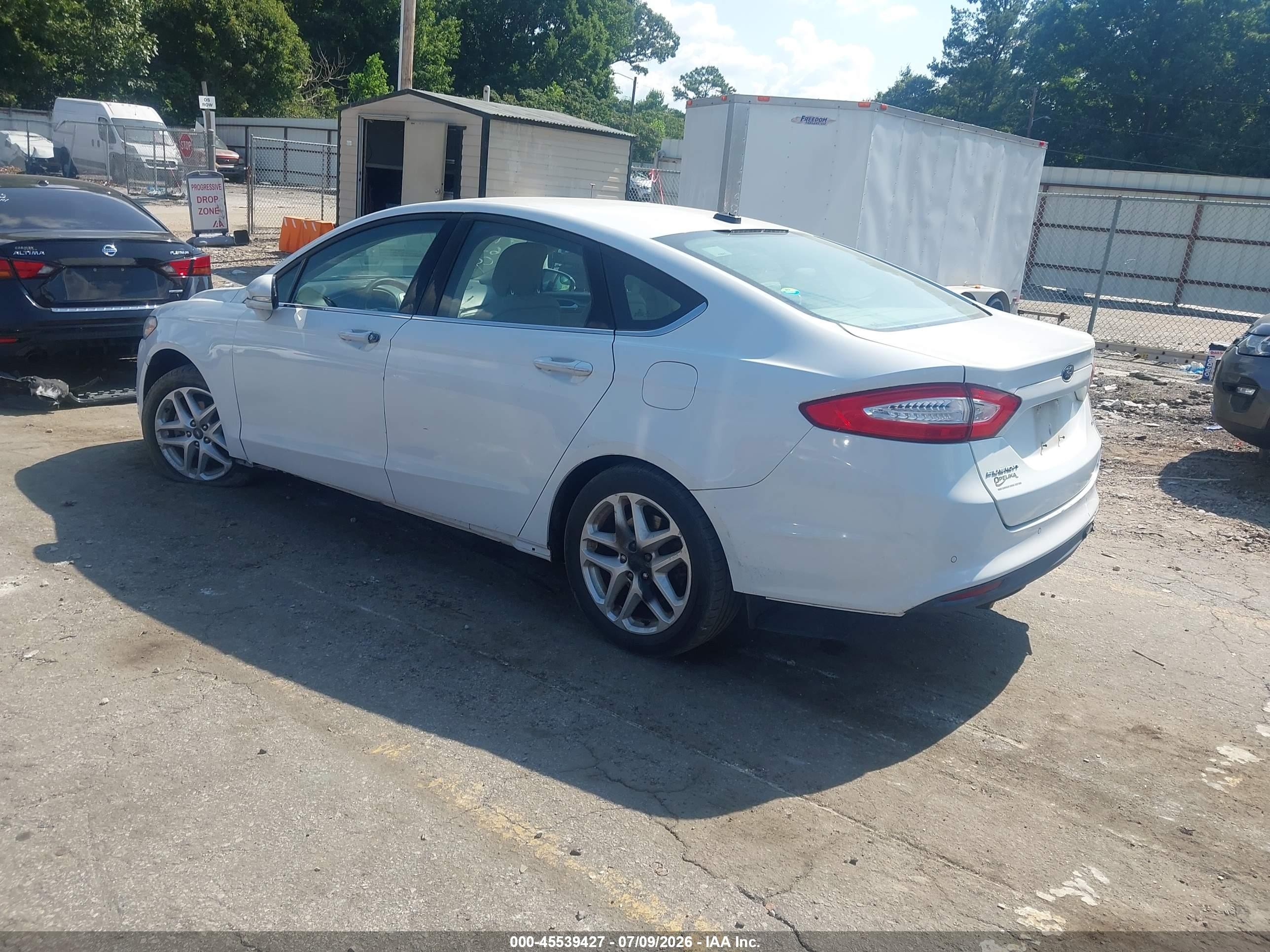 2013 Ford Fusion Se White vin: 3FA6P0H72DR337143