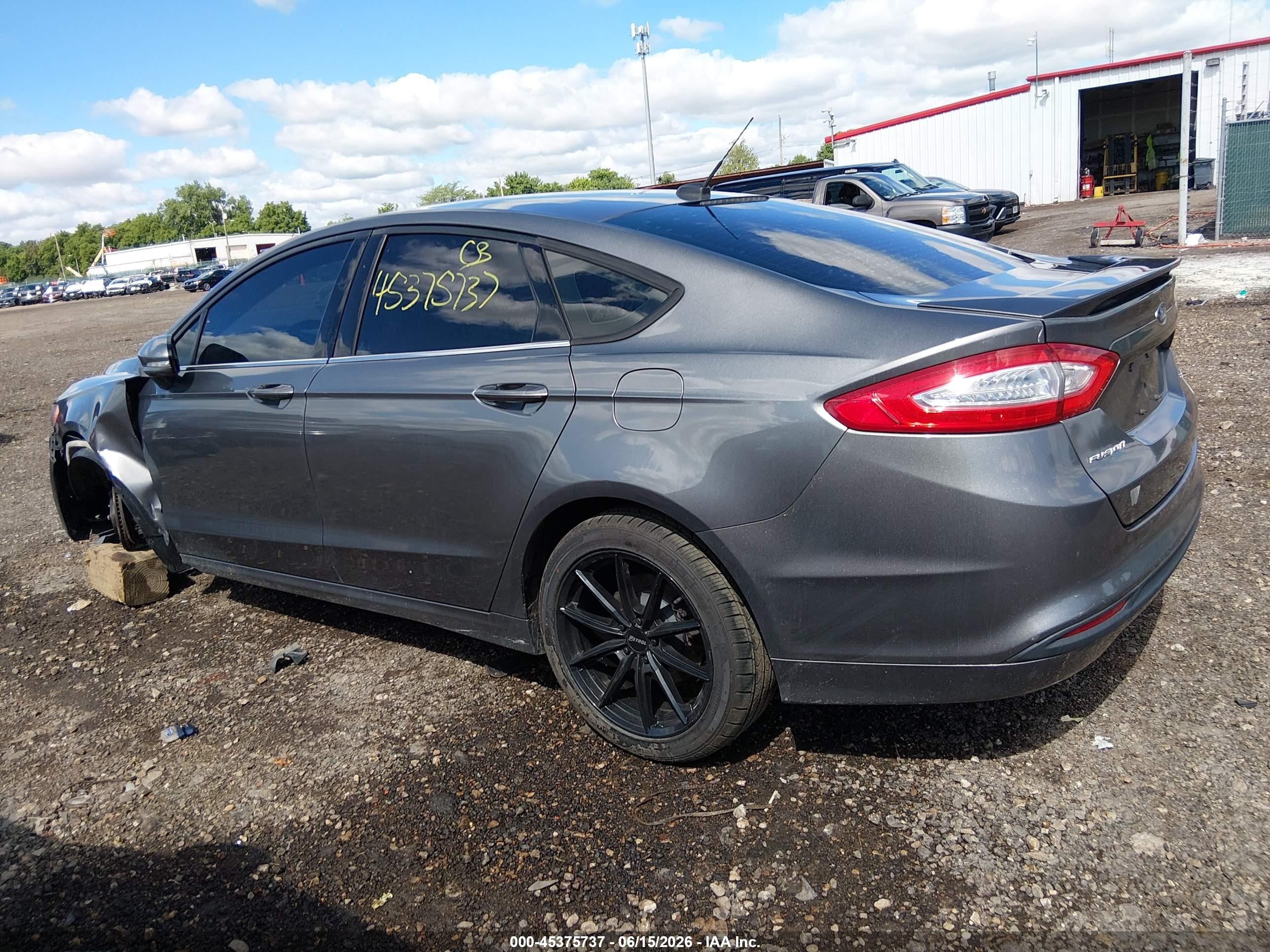 2013 Ford Fusion Se Gray vin: 3FA6P0H72DR360051