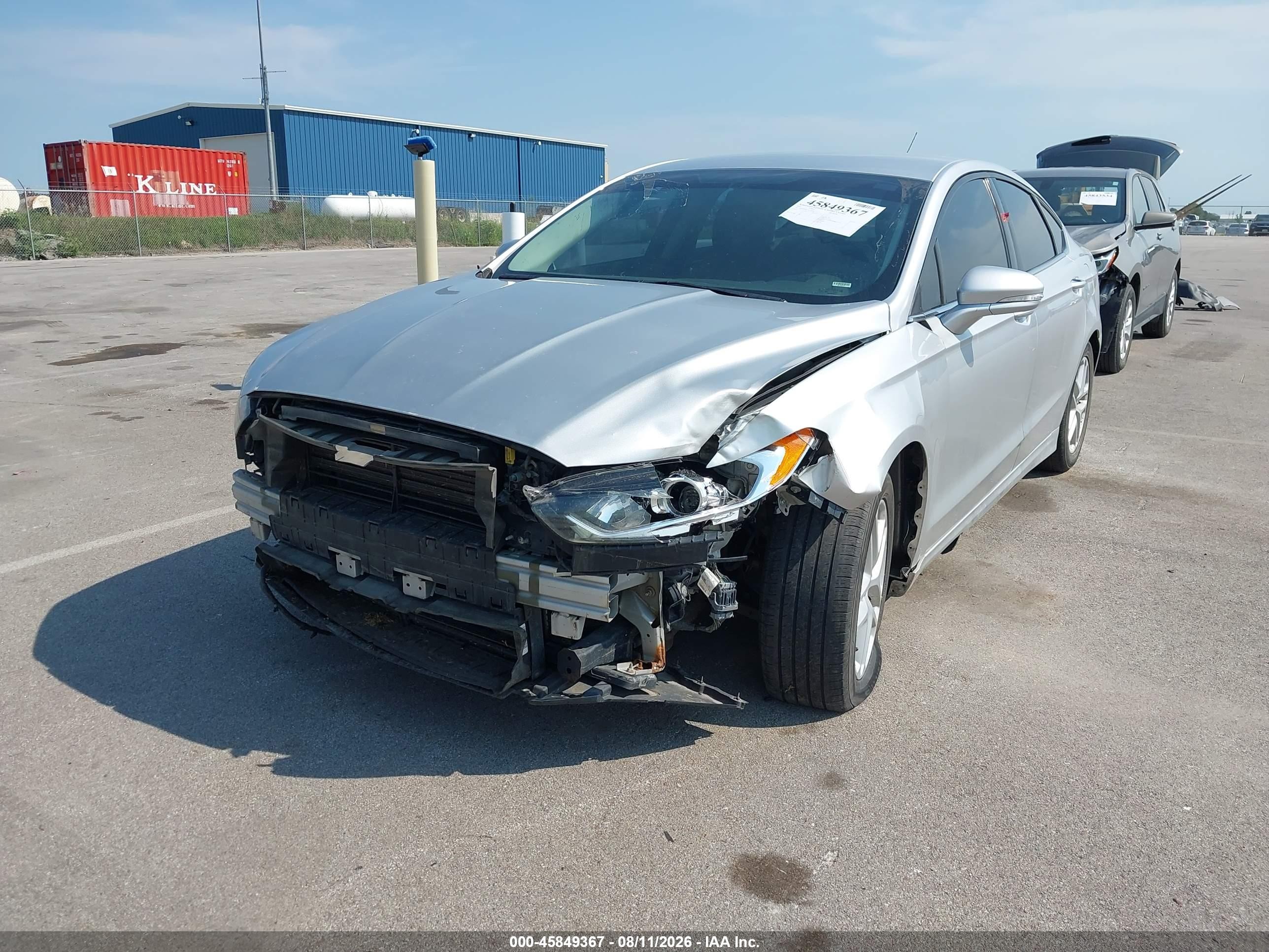 2013 Ford Fusion Se Silver vin: 3FA6P0H72DR376976