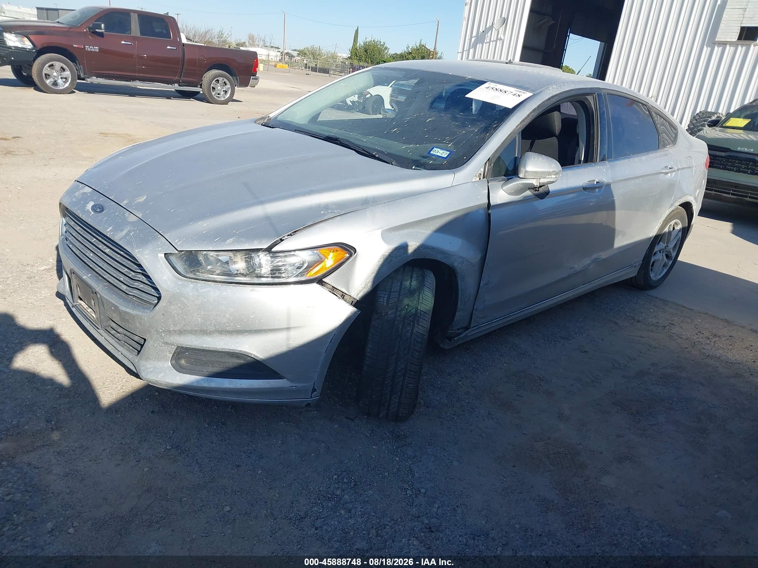 2014 Ford Fusion Se Silver vin: 3FA6P0H72ER123108