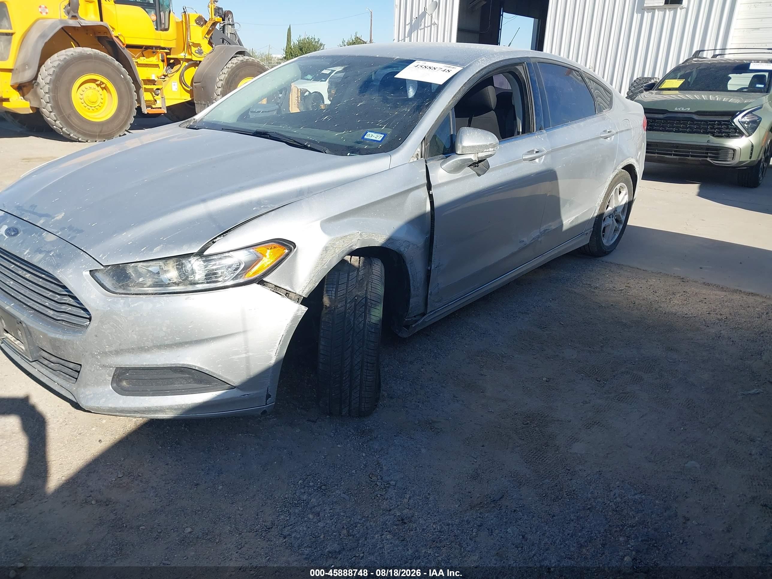 2014 Ford Fusion Se Silver vin: 3FA6P0H72ER123108