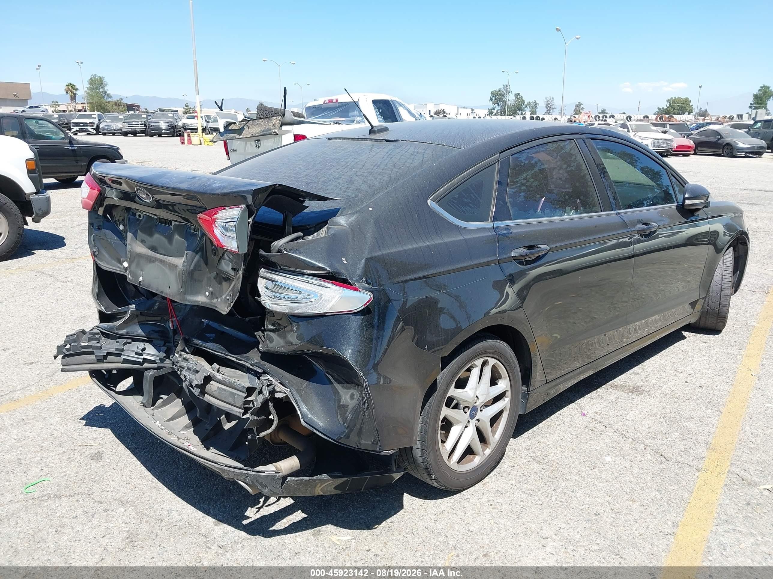 2014 Ford Fusion Se Black vin: 3FA6P0H72ER143701