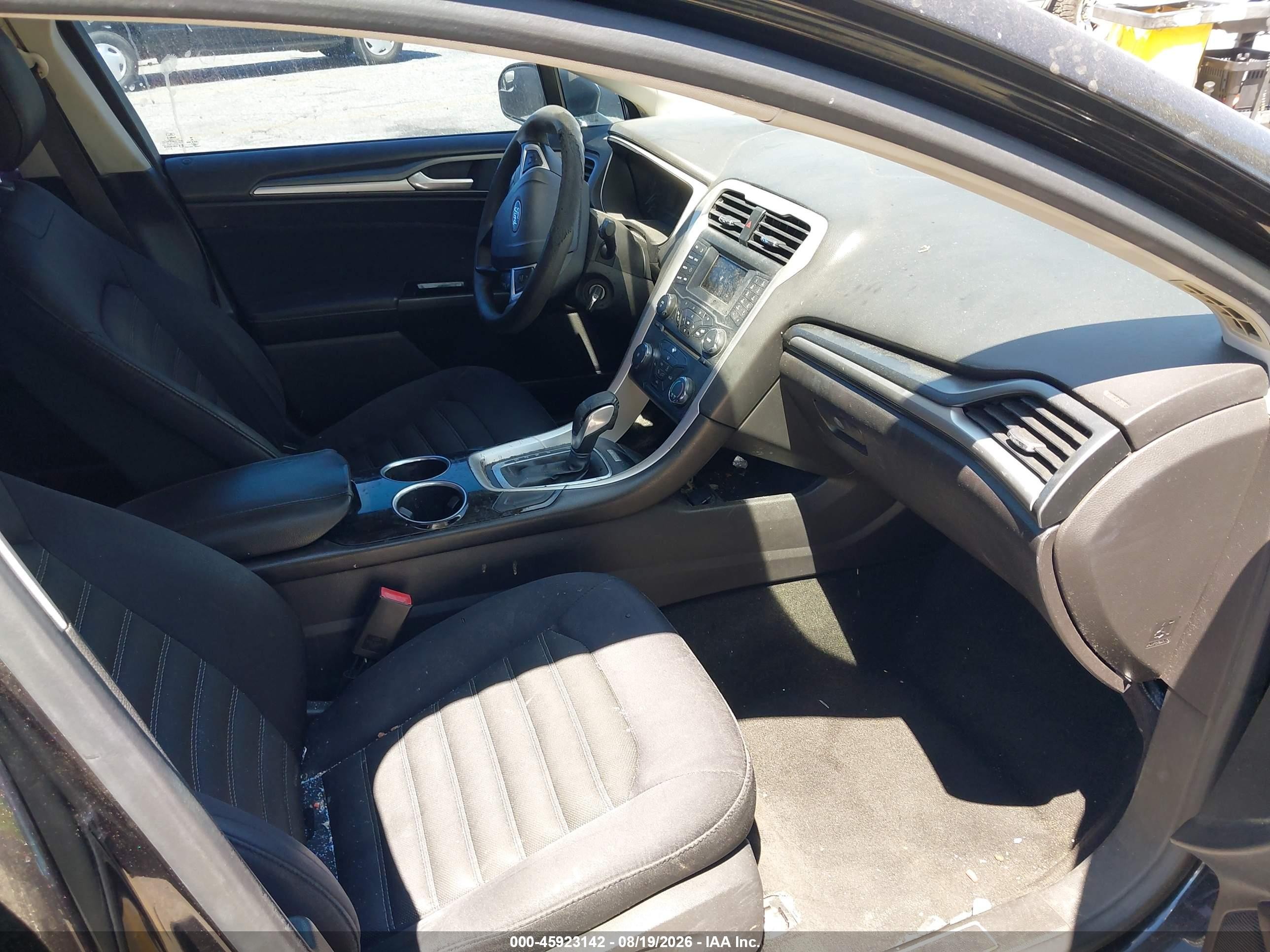 2014 Ford Fusion Se Black vin: 3FA6P0H72ER143701