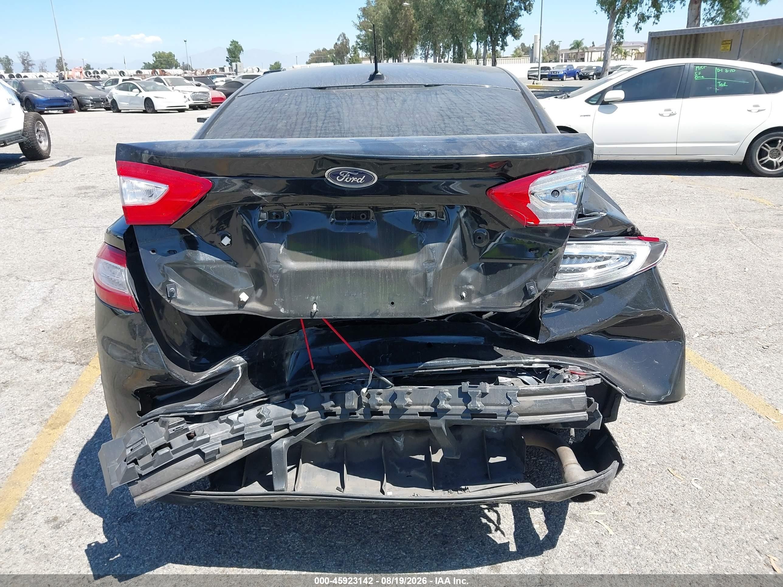 2014 Ford Fusion Se Black vin: 3FA6P0H72ER143701