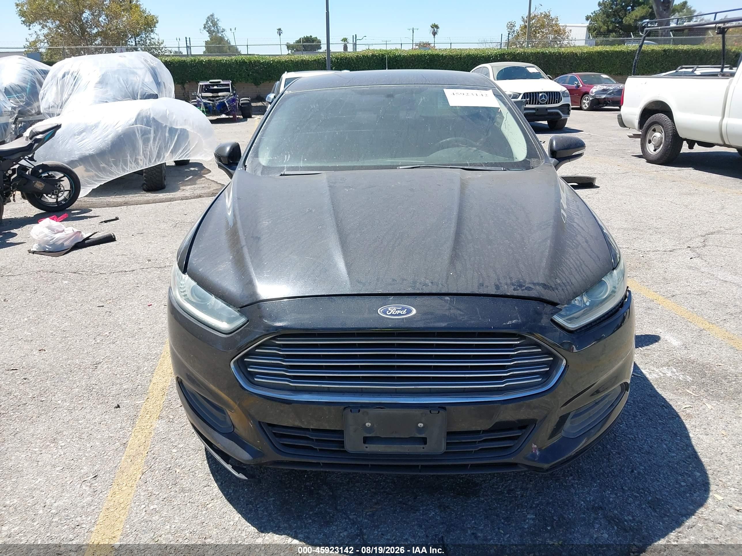 2014 Ford Fusion Se Black vin: 3FA6P0H72ER143701