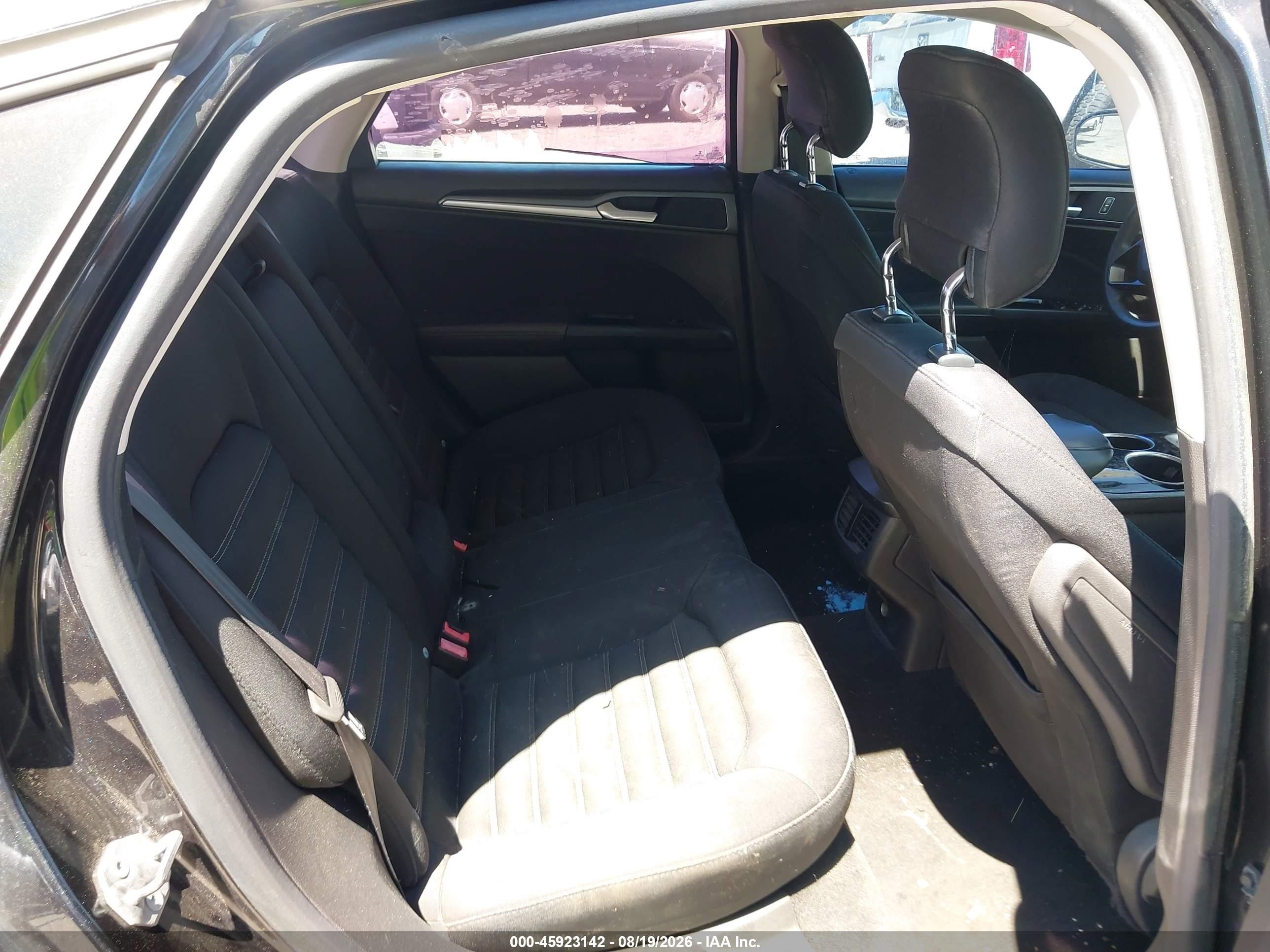 2014 Ford Fusion Se Black vin: 3FA6P0H72ER143701