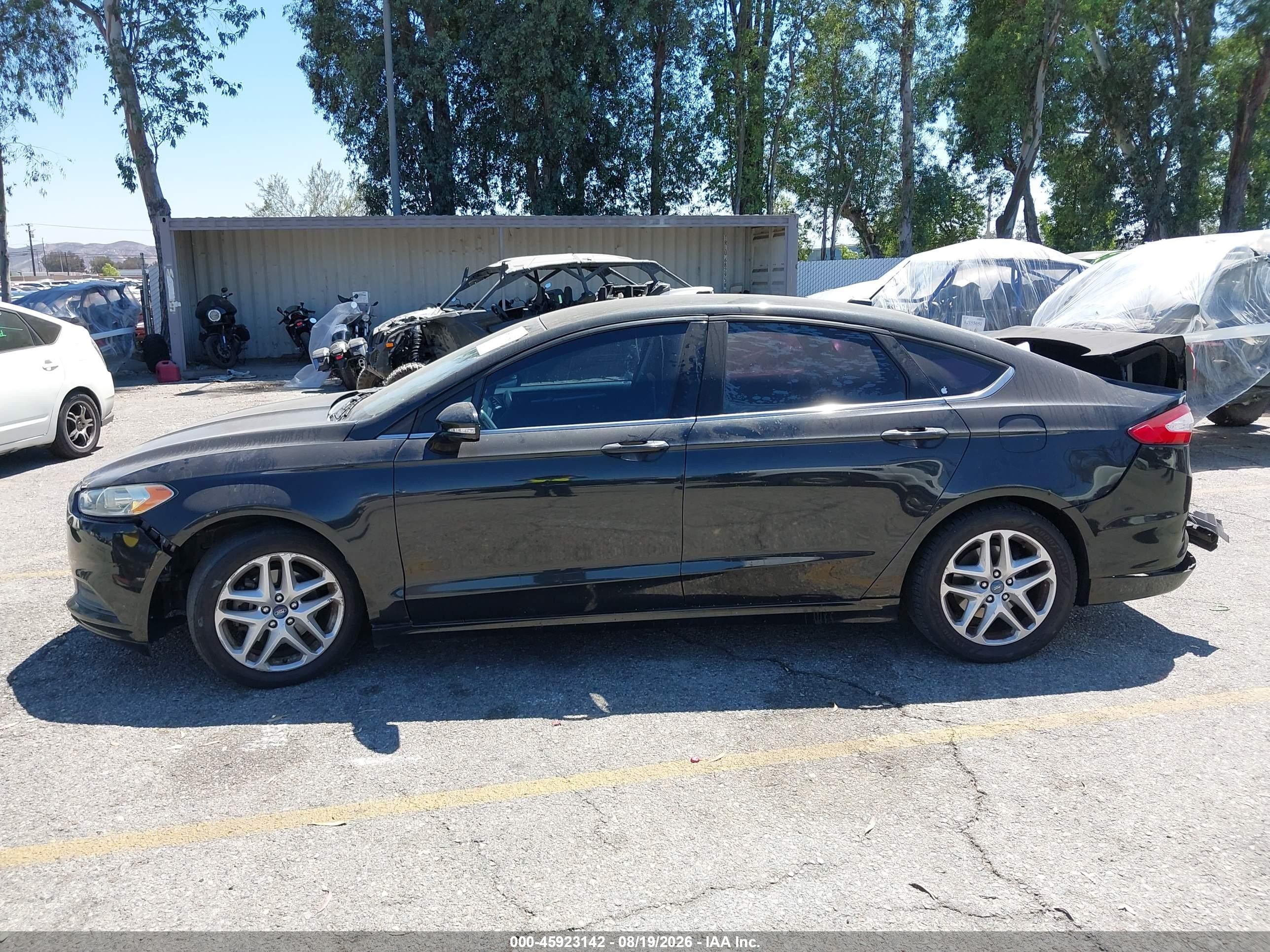 2014 Ford Fusion Se Black vin: 3FA6P0H72ER143701