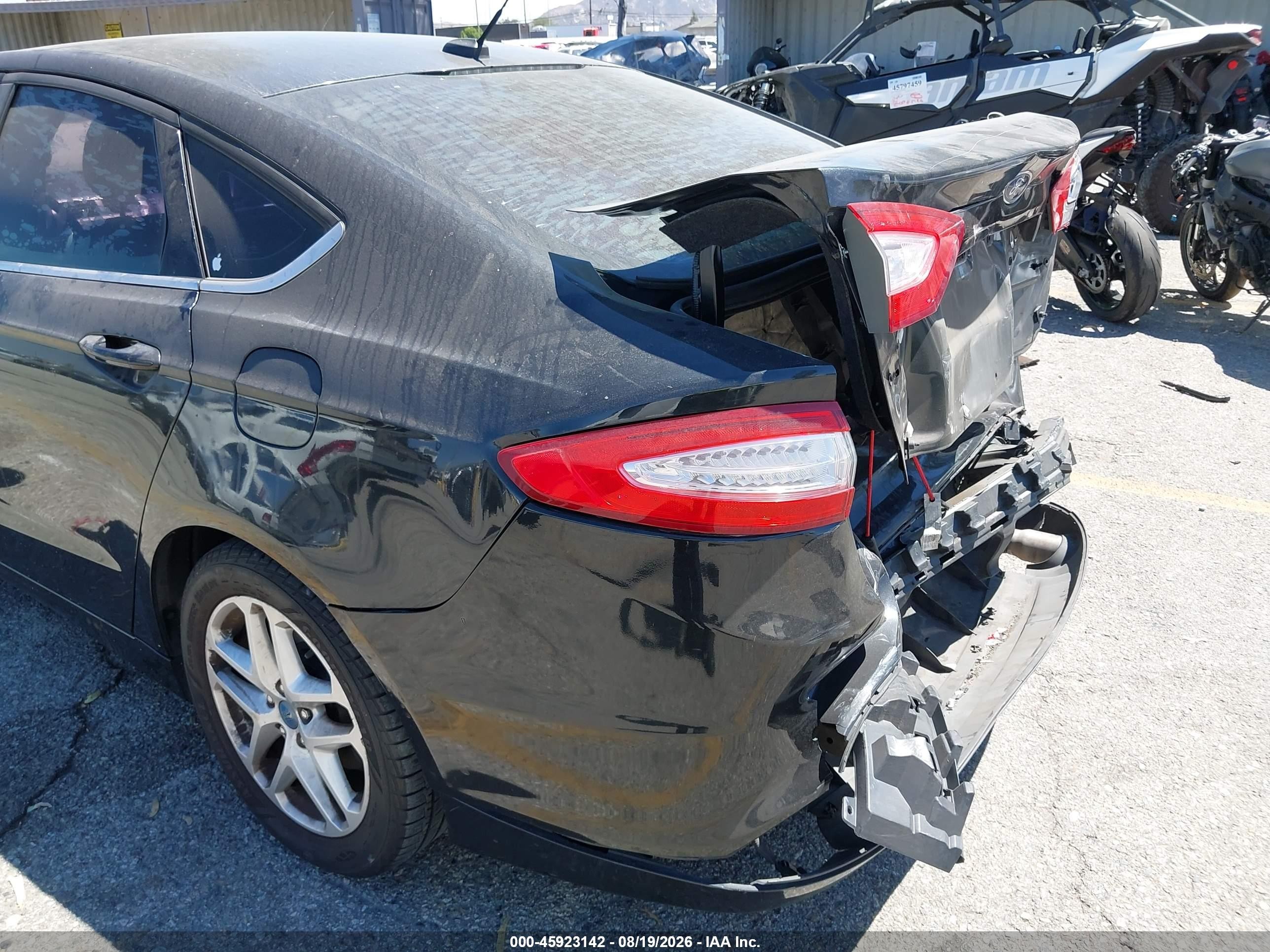 2014 Ford Fusion Se Black vin: 3FA6P0H72ER143701
