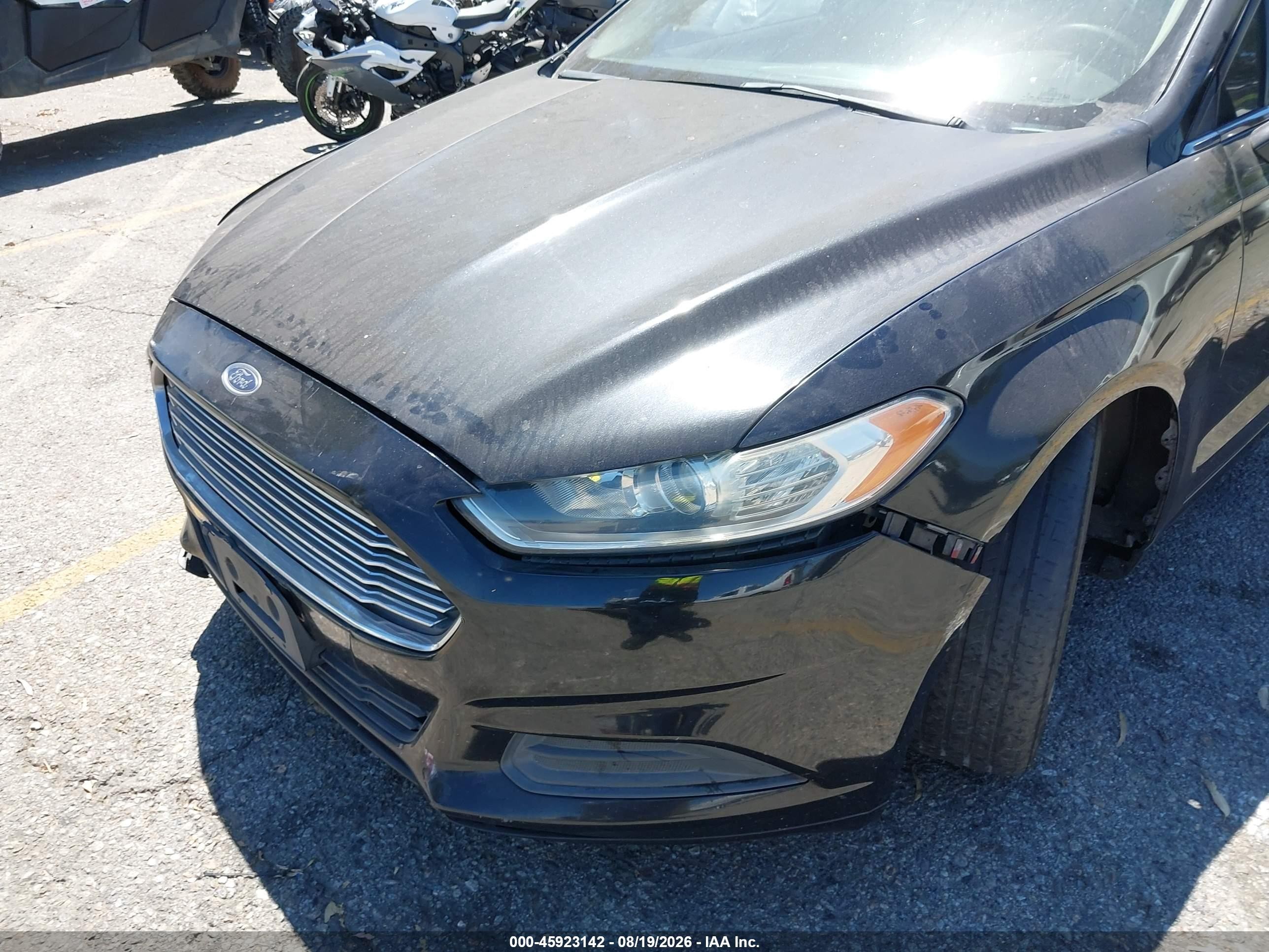 2014 Ford Fusion Se Black vin: 3FA6P0H72ER143701