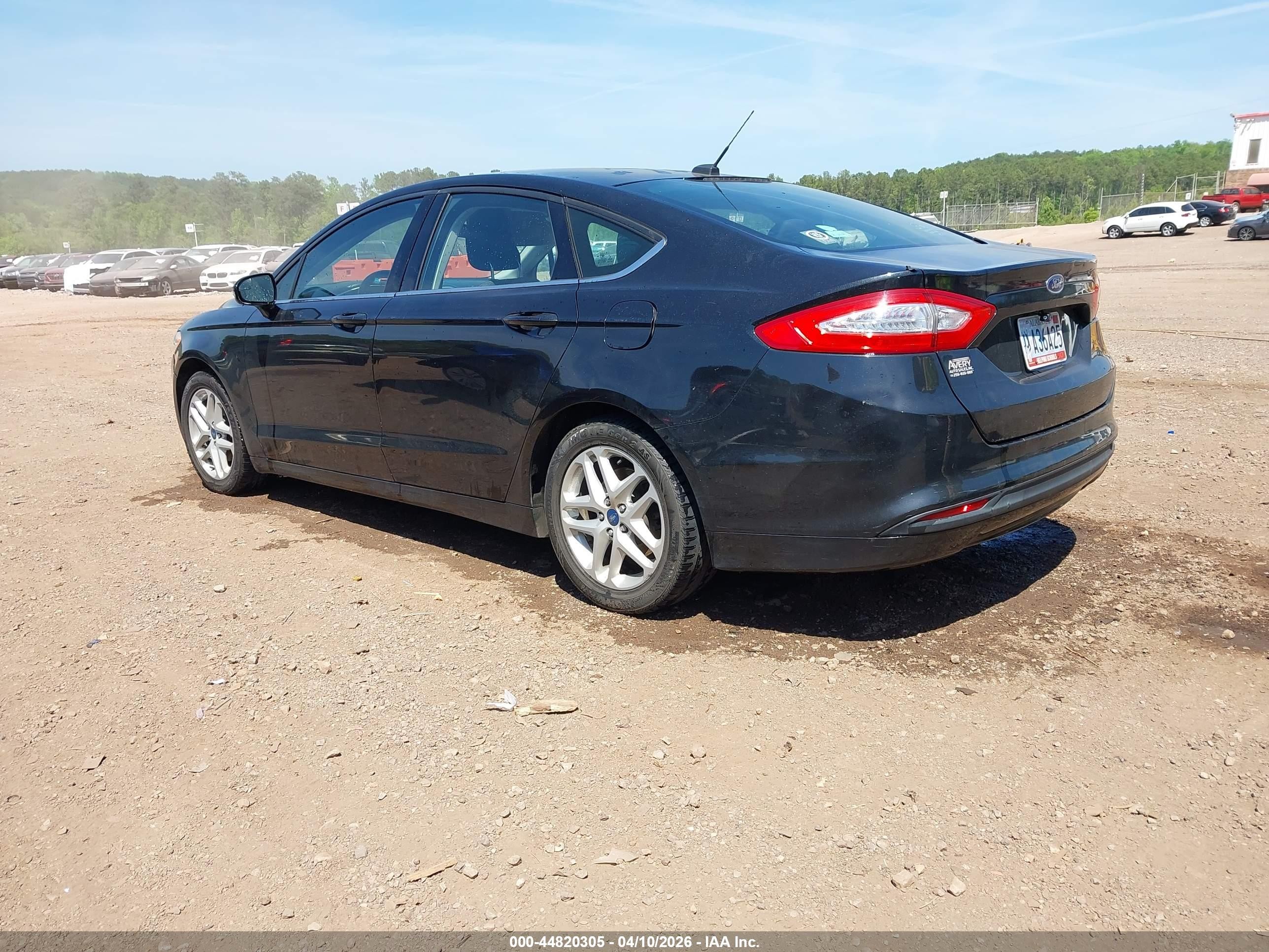 2014 Ford Fusion Se Black vin: 3FA6P0H72ER152317