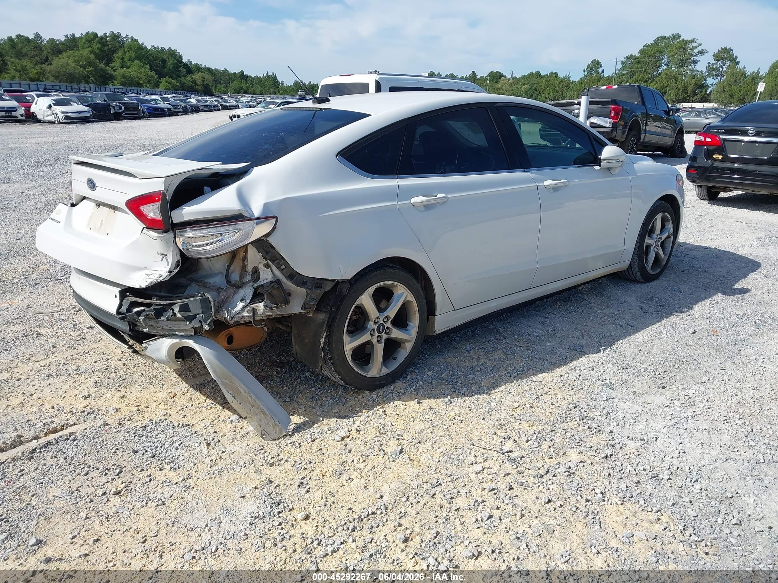 2014 Ford Fusion Se White vin: 3FA6P0H72ER155136
