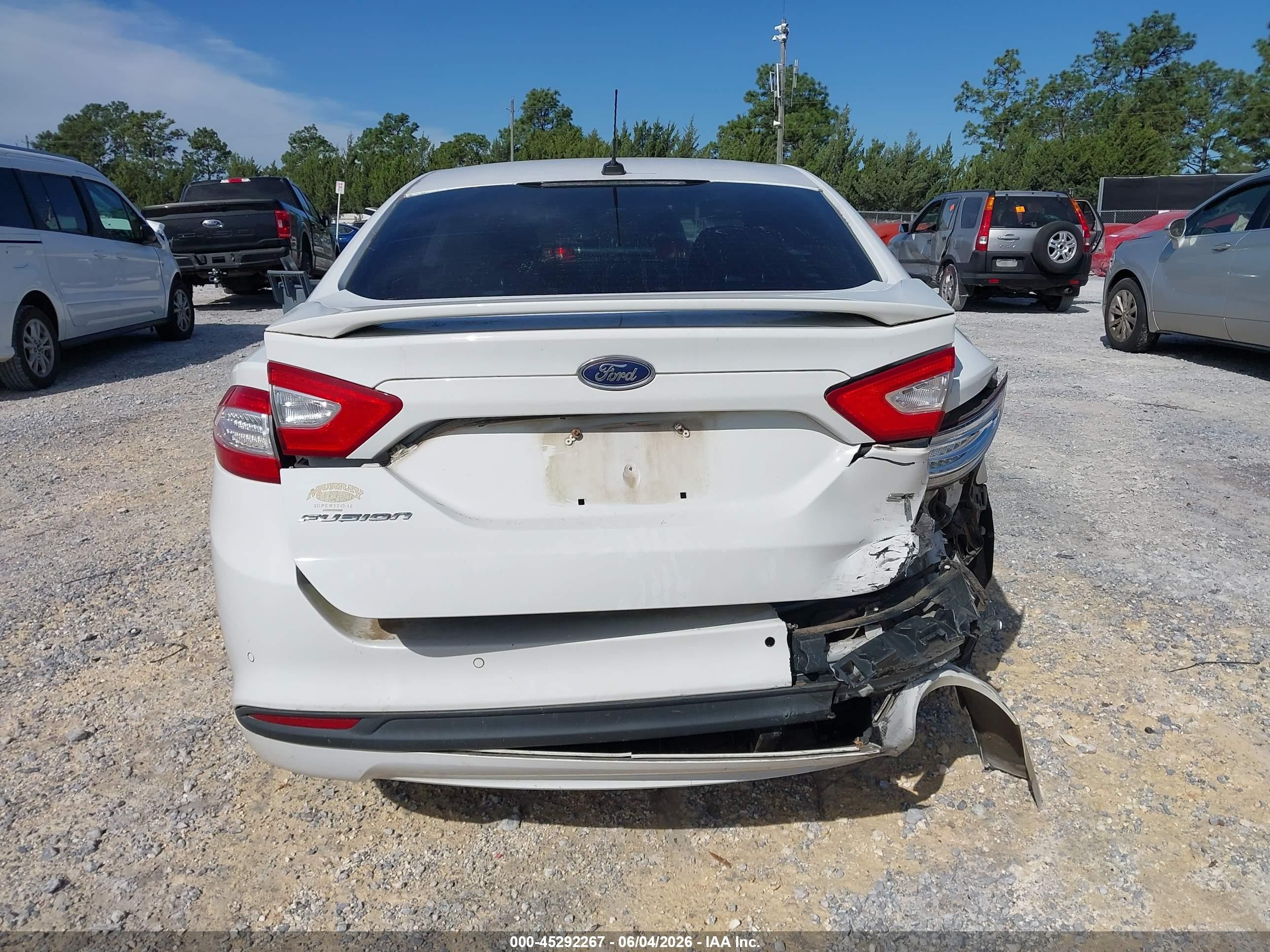2014 Ford Fusion Se White vin: 3FA6P0H72ER155136