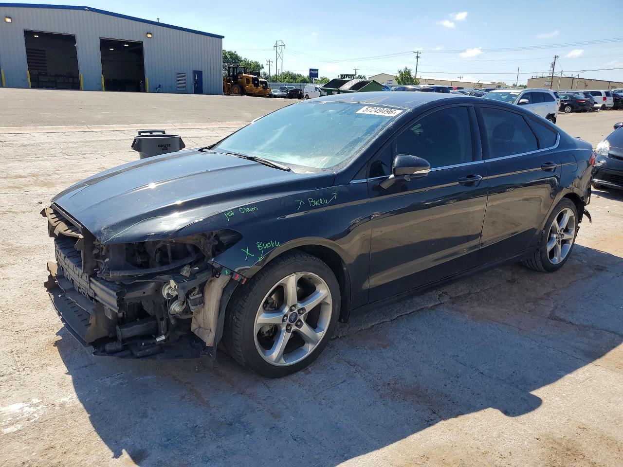 2014 Ford Fusion Se Black vin: 3FA6P0H72ER157730