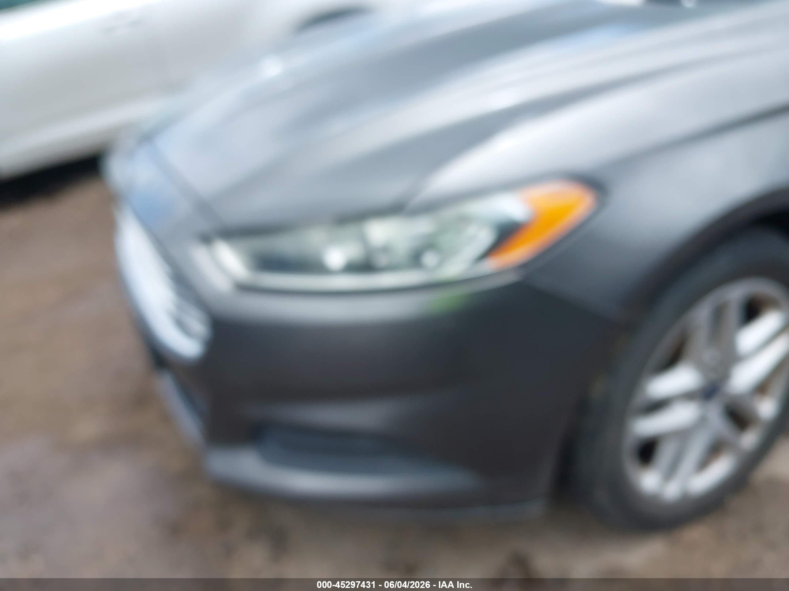 2014 Ford Fusion Se Gray vin: 3FA6P0H72ER170350
