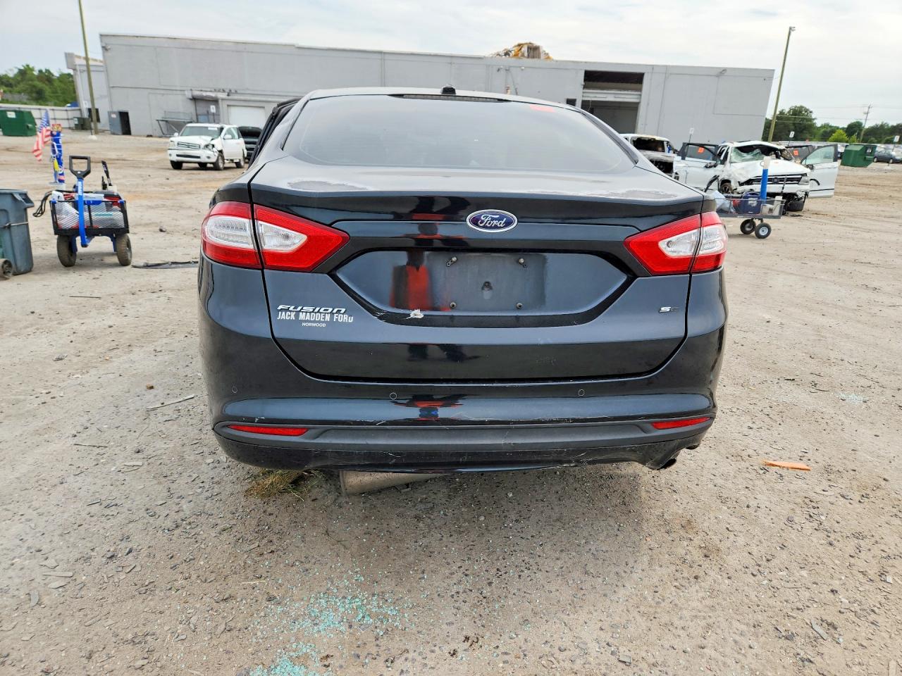 2014 Ford Fusion Se Black vin: 3FA6P0H72ER187603