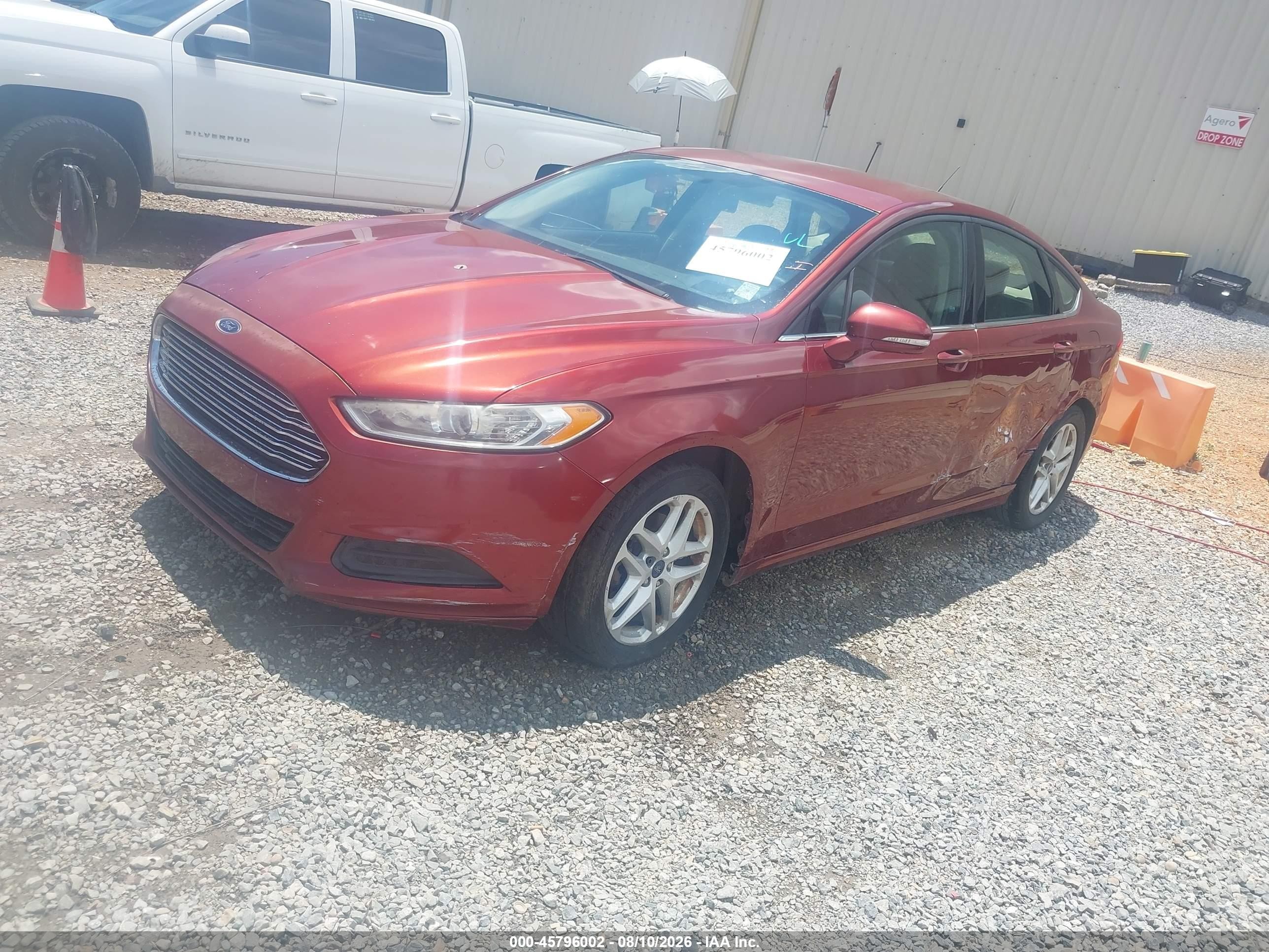2014 Ford Fusion Se Orange vin: 3FA6P0H72ER190436