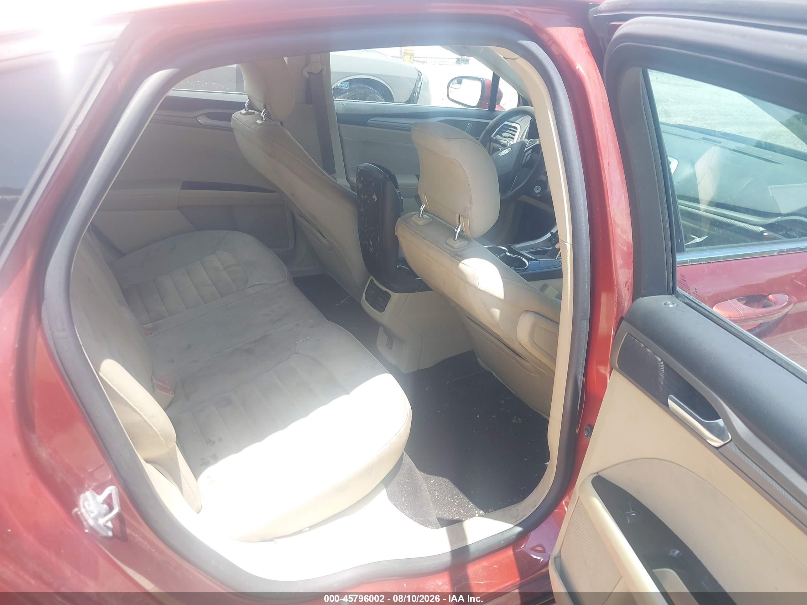2014 Ford Fusion Se Orange vin: 3FA6P0H72ER190436