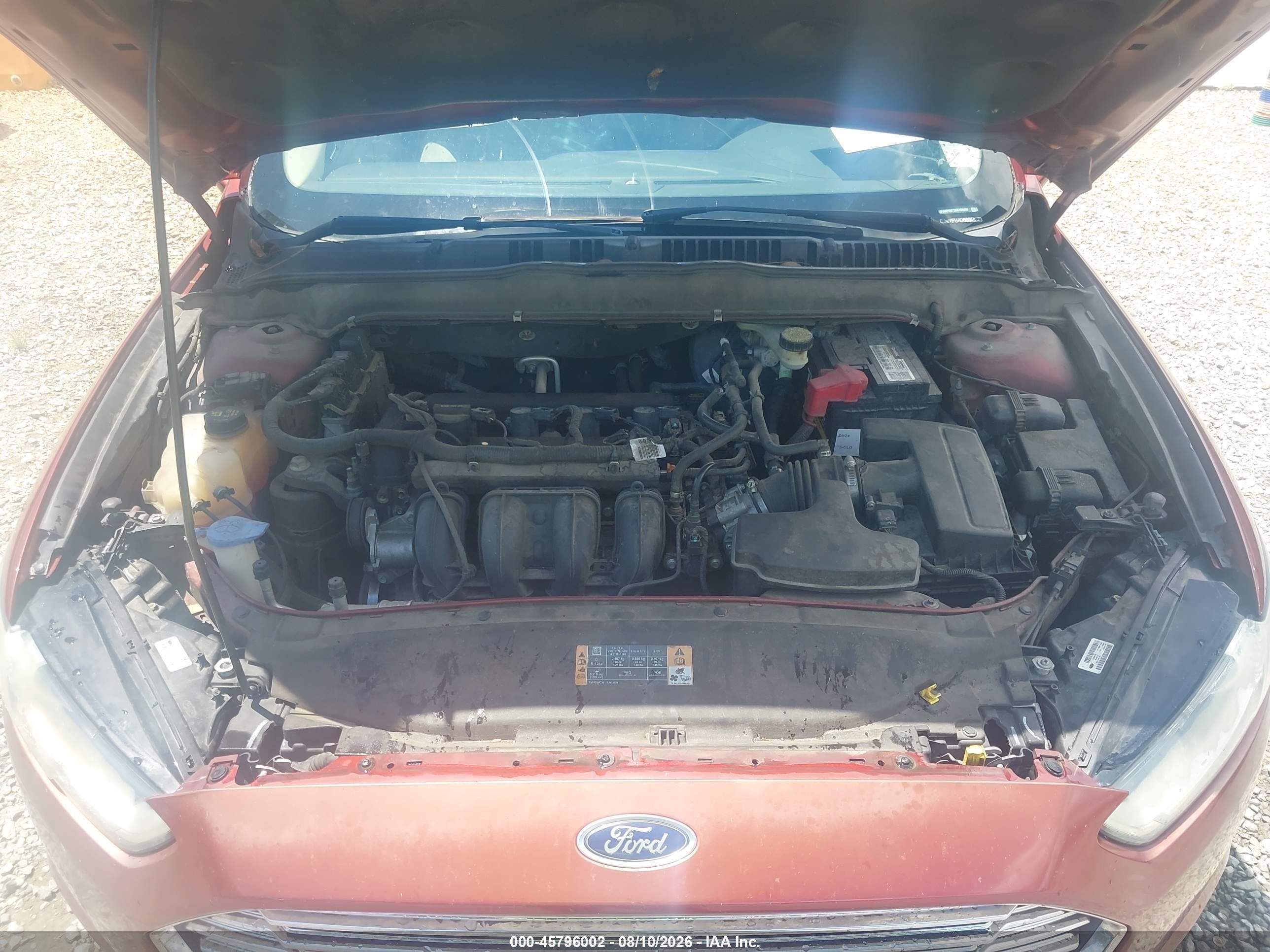 2014 Ford Fusion Se Orange vin: 3FA6P0H72ER190436