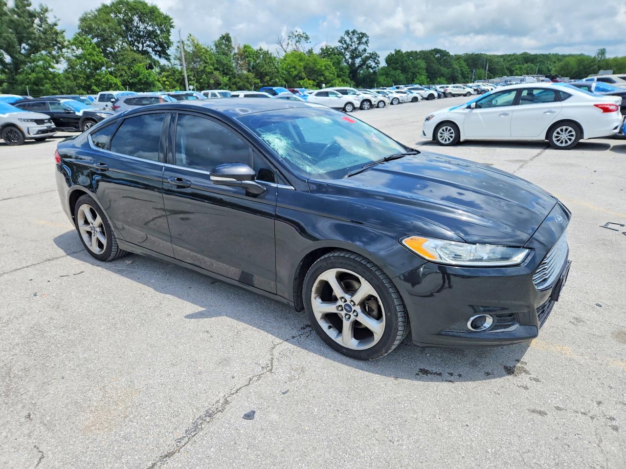 2014 Ford Fusion Se Gray vin: 3FA6P0H72ER194048